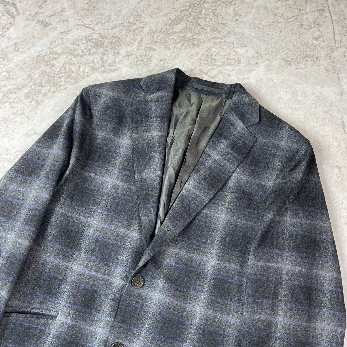 Armani Collezioni × Giorgio Armani Armani Collezioni Check Three Button Blazer Jacket Size 50R - 5 Thumbnail