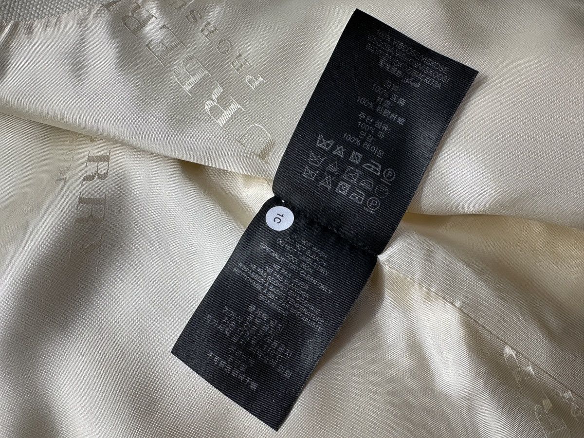 Burberry Prorsum BURBERRY PRORSUM Runway 100% Linen Blazer Jacket Ecru Size XS / US 0-2 / IT 36-38 - 14 Thumbnail