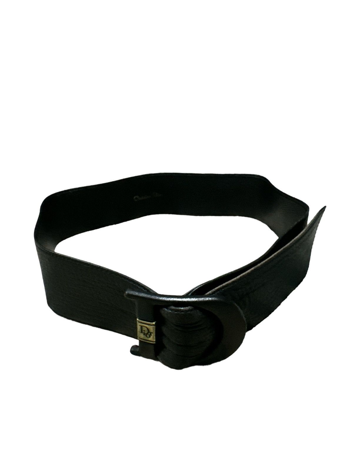 Christian Dior Monsieur VINTAGE CHRISTIAN DIOR WIDE BELT <30" Size 28 - 2 Thumbnail