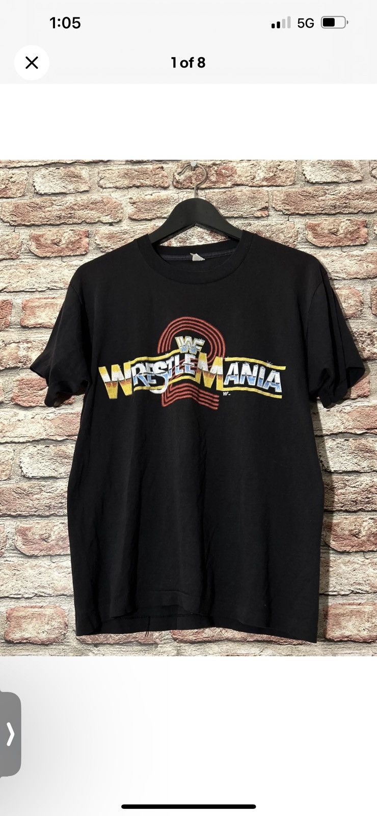 Other Vintage WWF WrestleMania 2 Tee Size US S / EU 44-46 / 1 - 1 Thumbnail