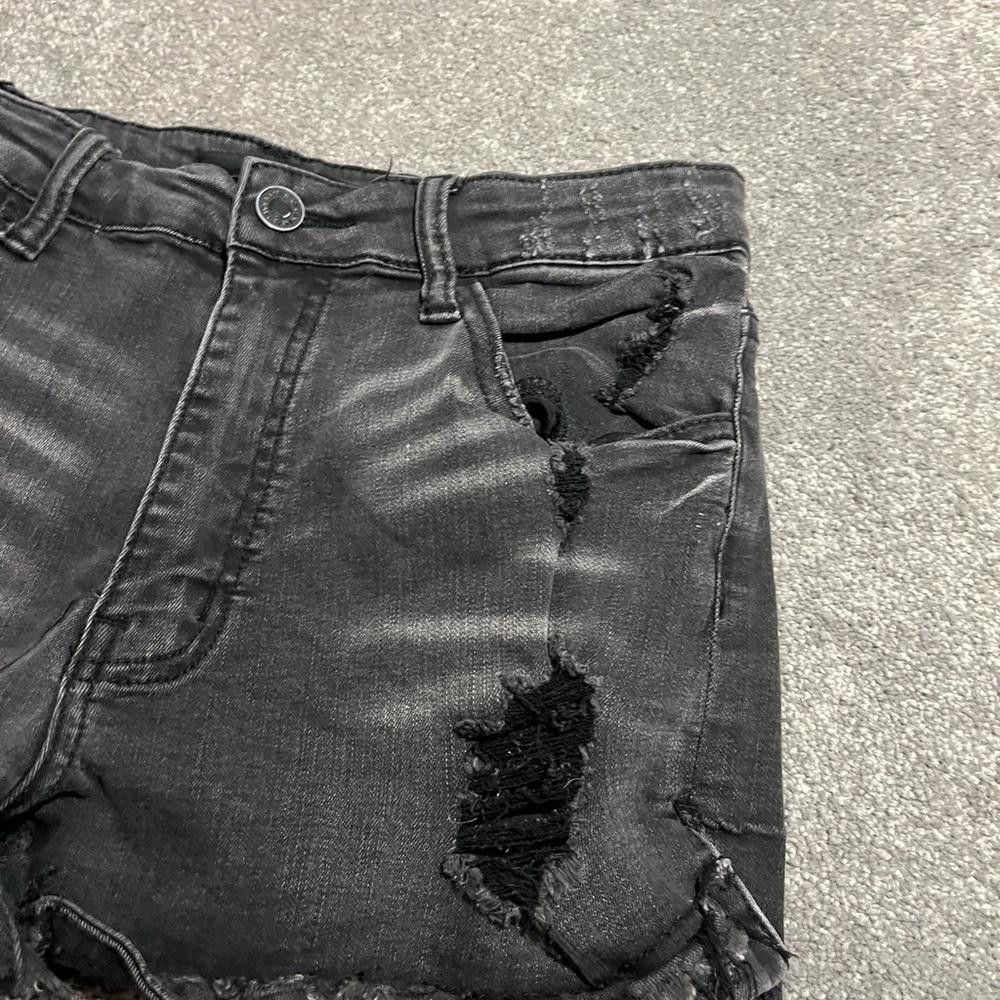 Designer Kancan black distressed short Size 28" / US 6 / IT 42 - 3 Thumbnail