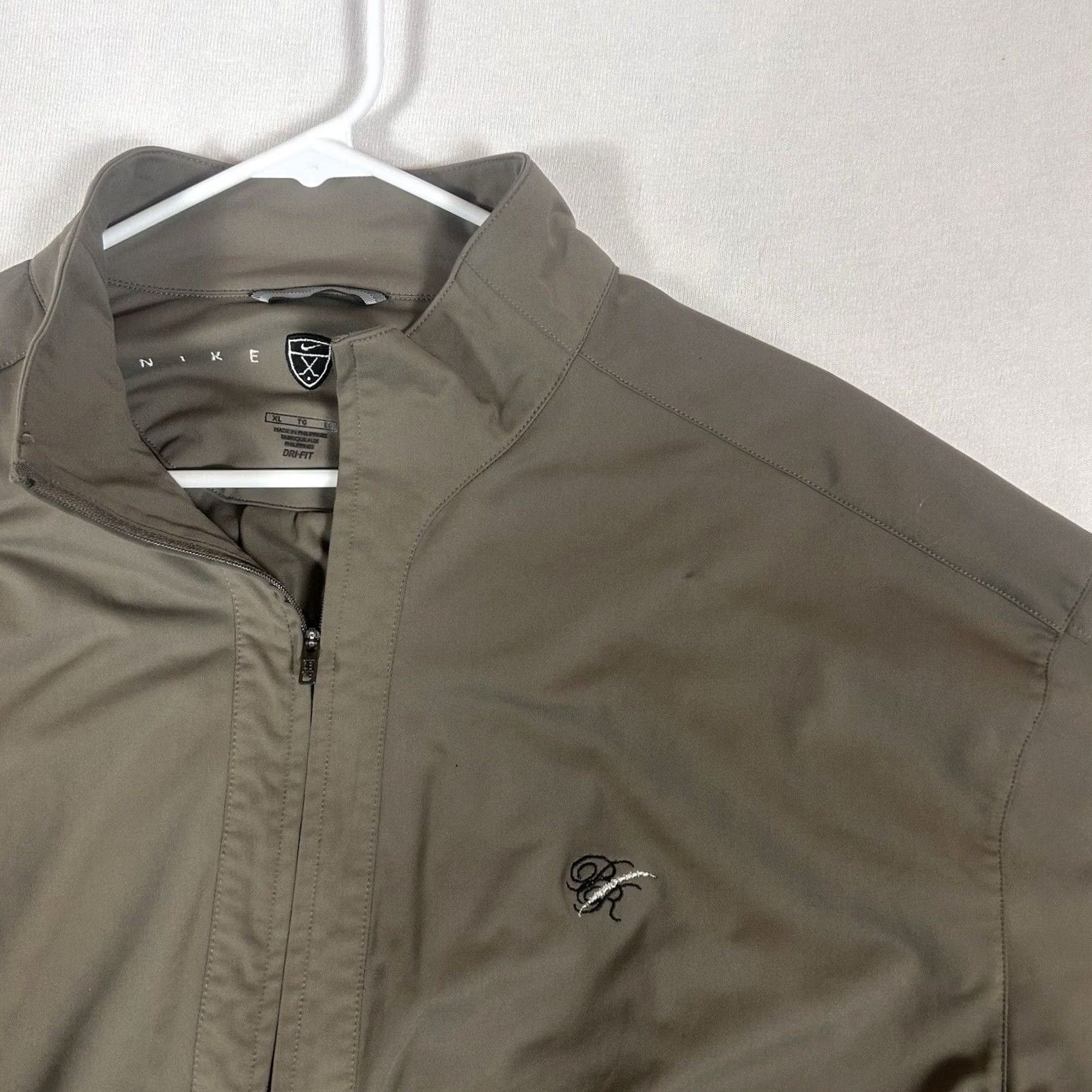 Nike Nike Golf Dri-FIT Windbreaker Pullover Jacket Mens XL Athletic Brown Tan 1/4 Zip Size US XL / EU 56 / 4 - 3 Thumbnail
