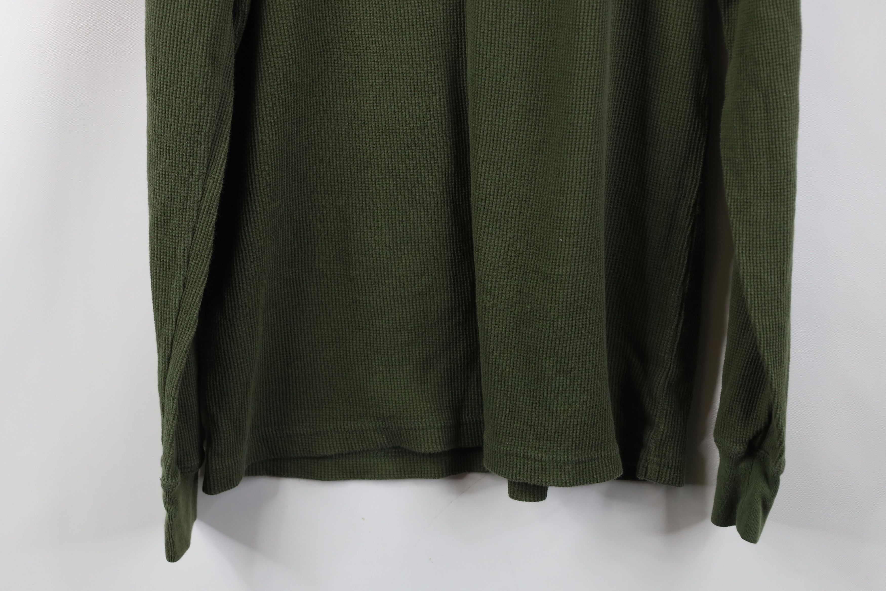 Vintage Vintage 90s Y2K Streetwear Knit Long Sleeve Henley T-Shirt Size US M / EU 48-50 / 2 - 11 Thumbnail