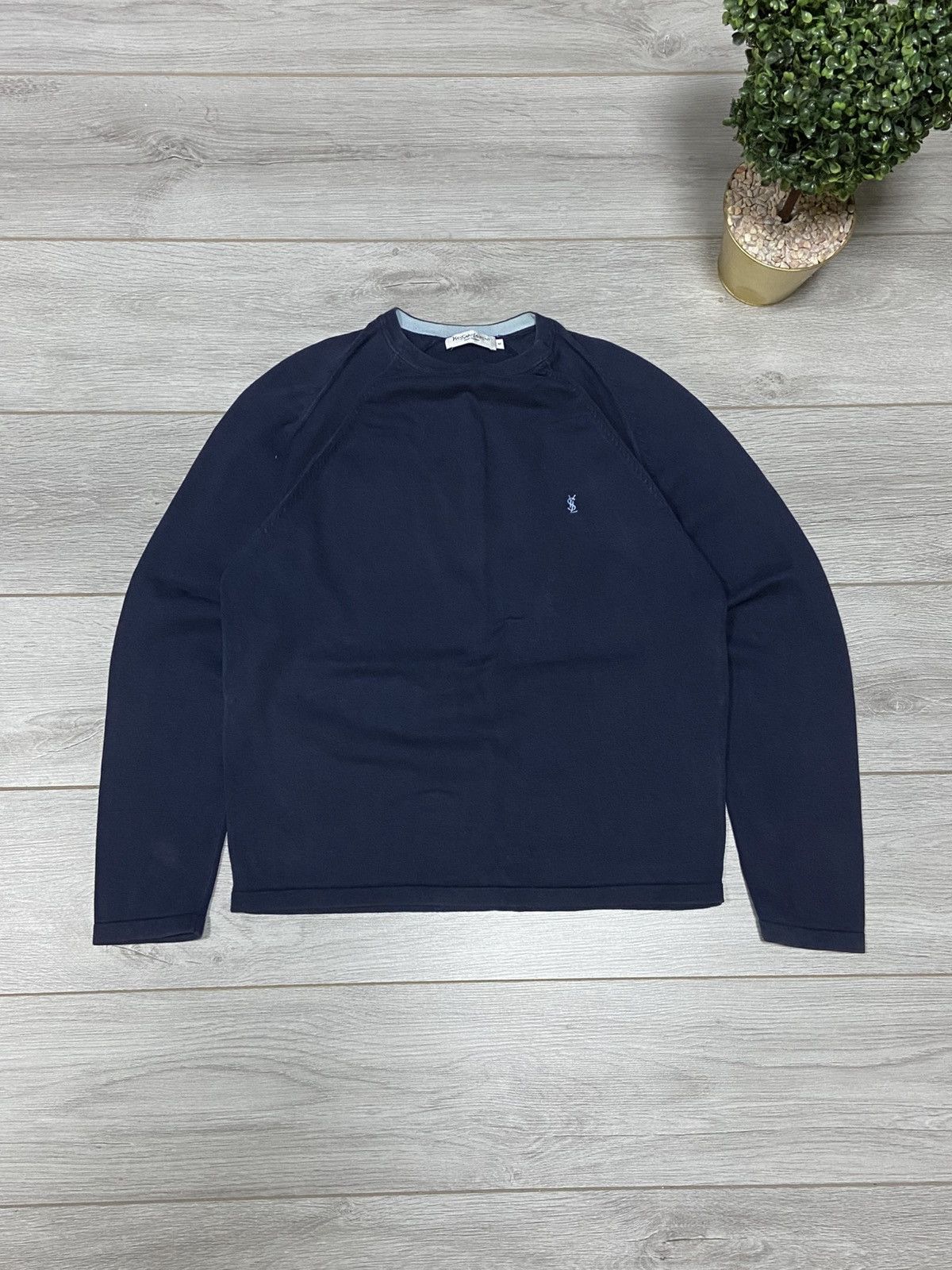 Yves Saint Laurent vintage sweater pour homme YSL logo