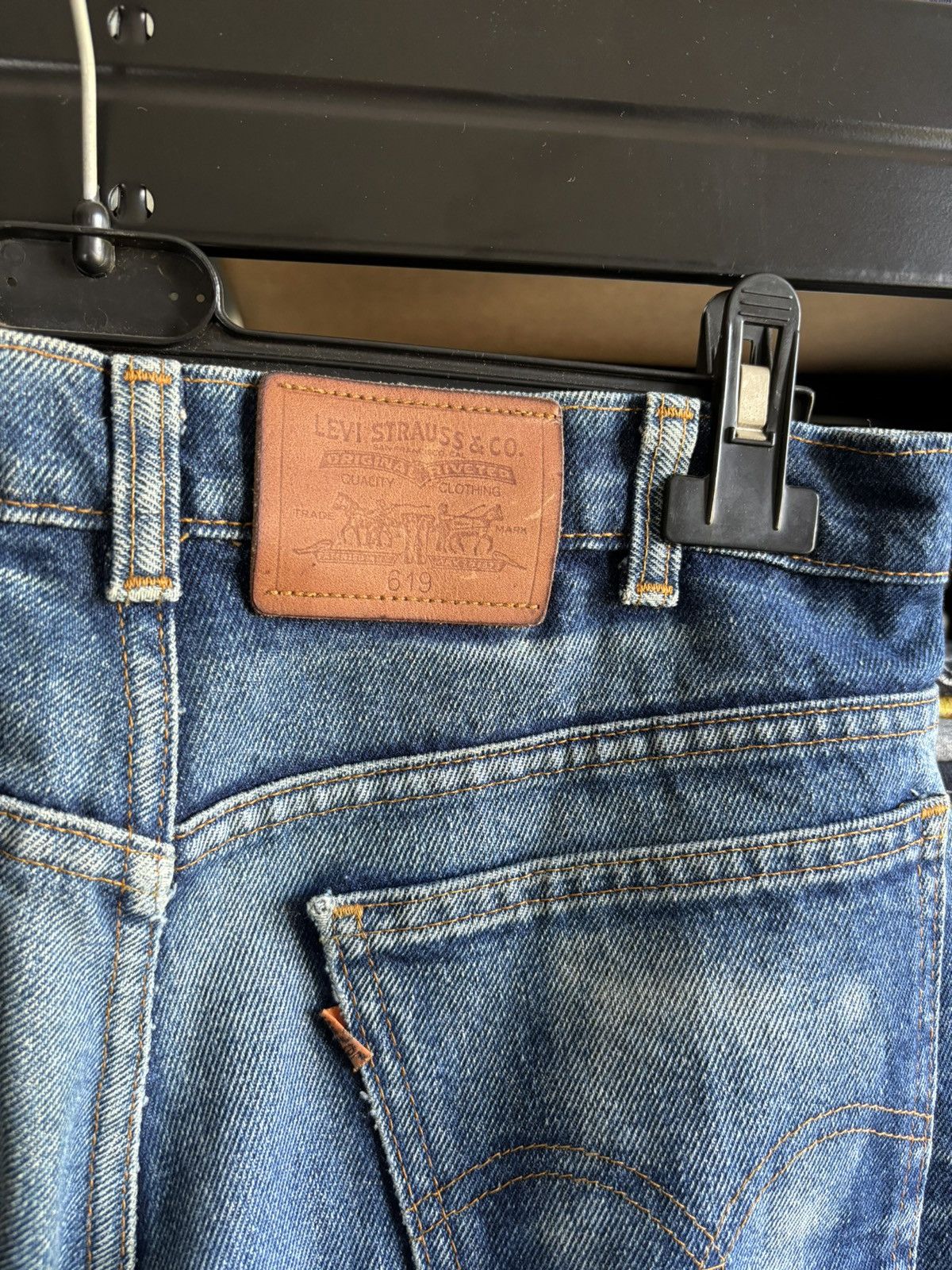 Levi's Vintage 90s Levi’s 619 Tab Faded Denim Jeans Pants 80s 90s Size US 32 / EU 48 - 2 Thumbnail