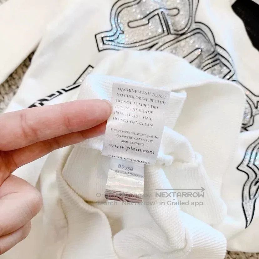 Philipp Plein Philipp Plein White Sweatshirt. Size XS / US 0-2 / IT 36-38 - 8 Thumbnail