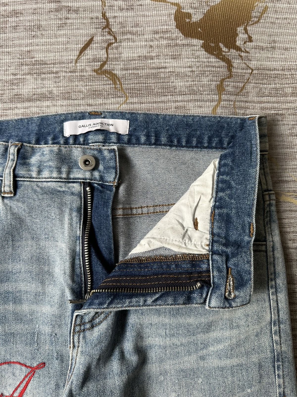 JACKROSE Gallis Addiction X Jackrose Distressed Denim Size US 30 / EU 46 - 17 Thumbnail