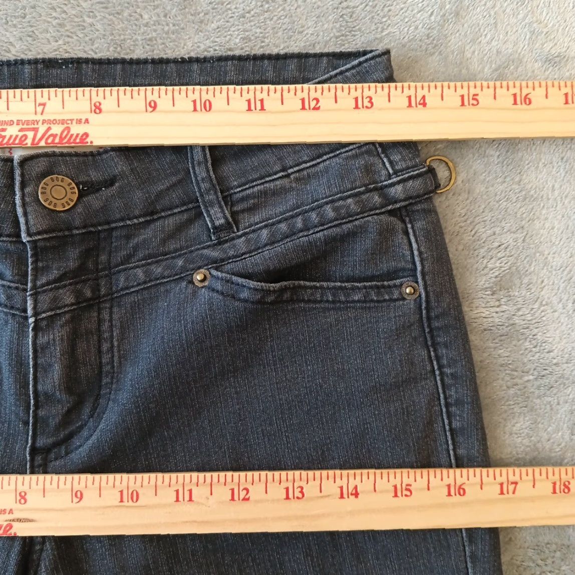 Bdg BDG Skinny Jeans Womens Size 25 Black Medium Wash Low Rise 26x31 Denim Cotton Blend 5-Pocket Regular Inseam 31 Size 42" / US 20 - 3 Thumbnail