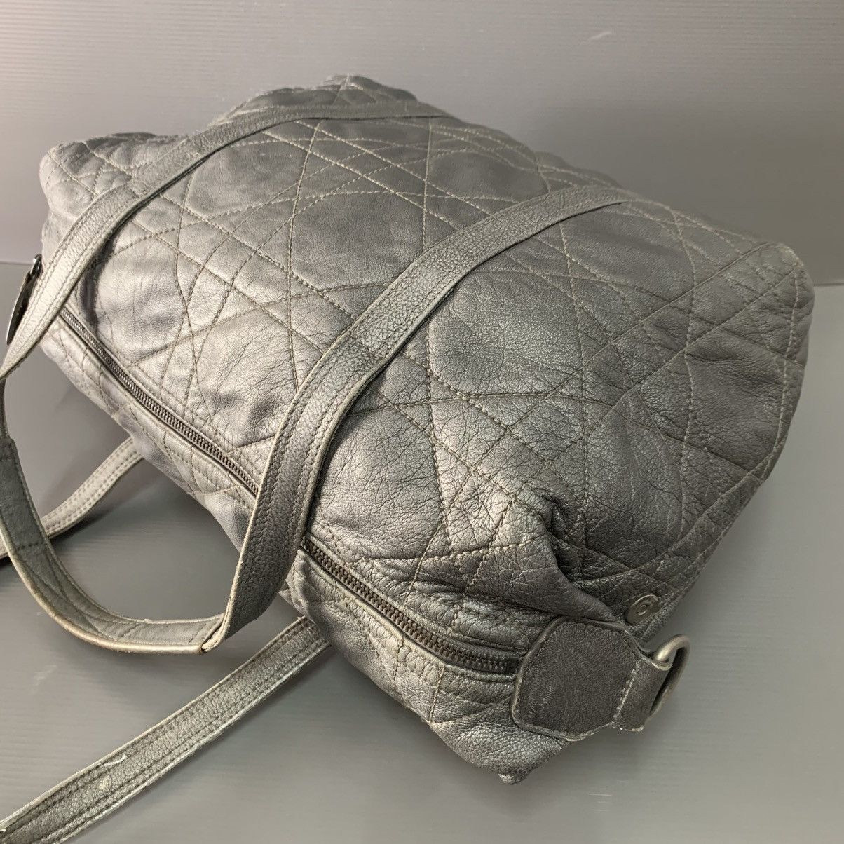 Christian Dior Monsieur Christian Dior Leather Boston Bag Size ONE SIZE - 17 Thumbnail