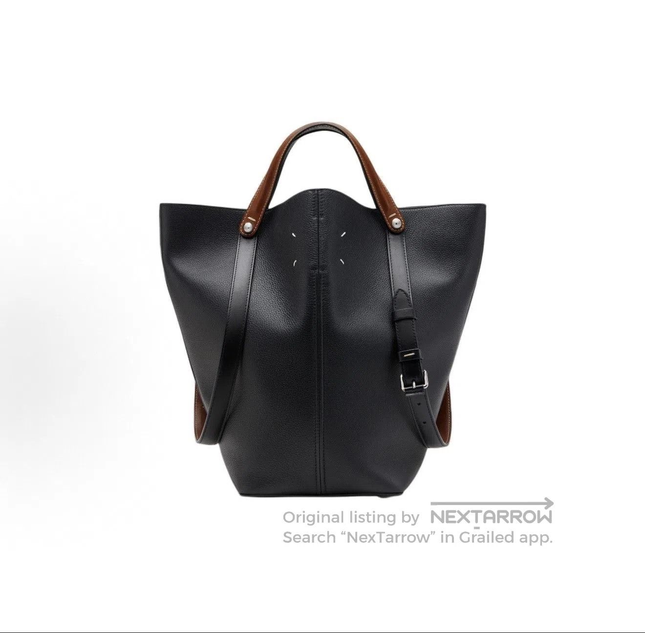 Maison Margiela Maison Margiela Medium Contrast Leather Tote. Size ONE SIZE - 3 Thumbnail