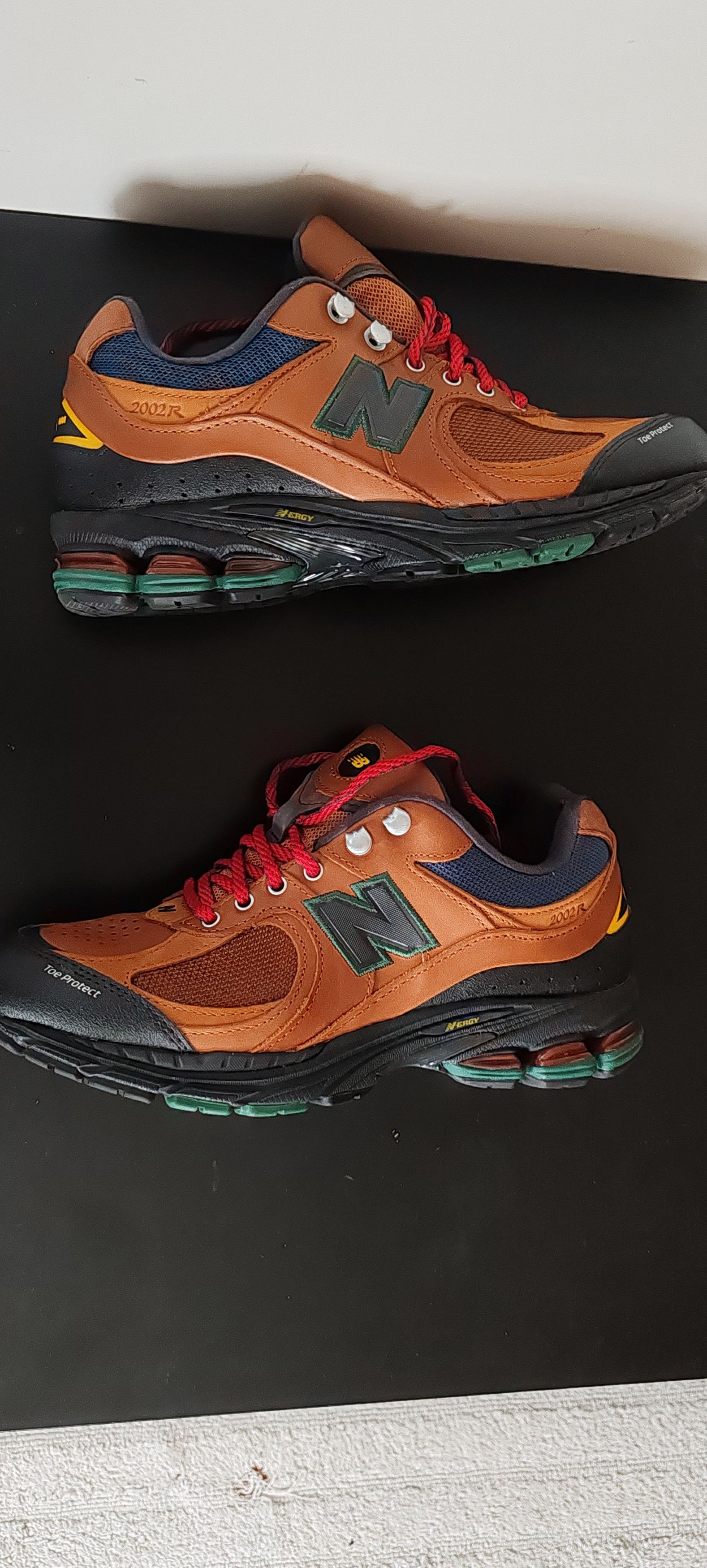 New Balance New Balance 2002 R Pack Baskets En Cuir Marron Tg: 43 Size US 10 / EU 43 - 16 Thumbnail