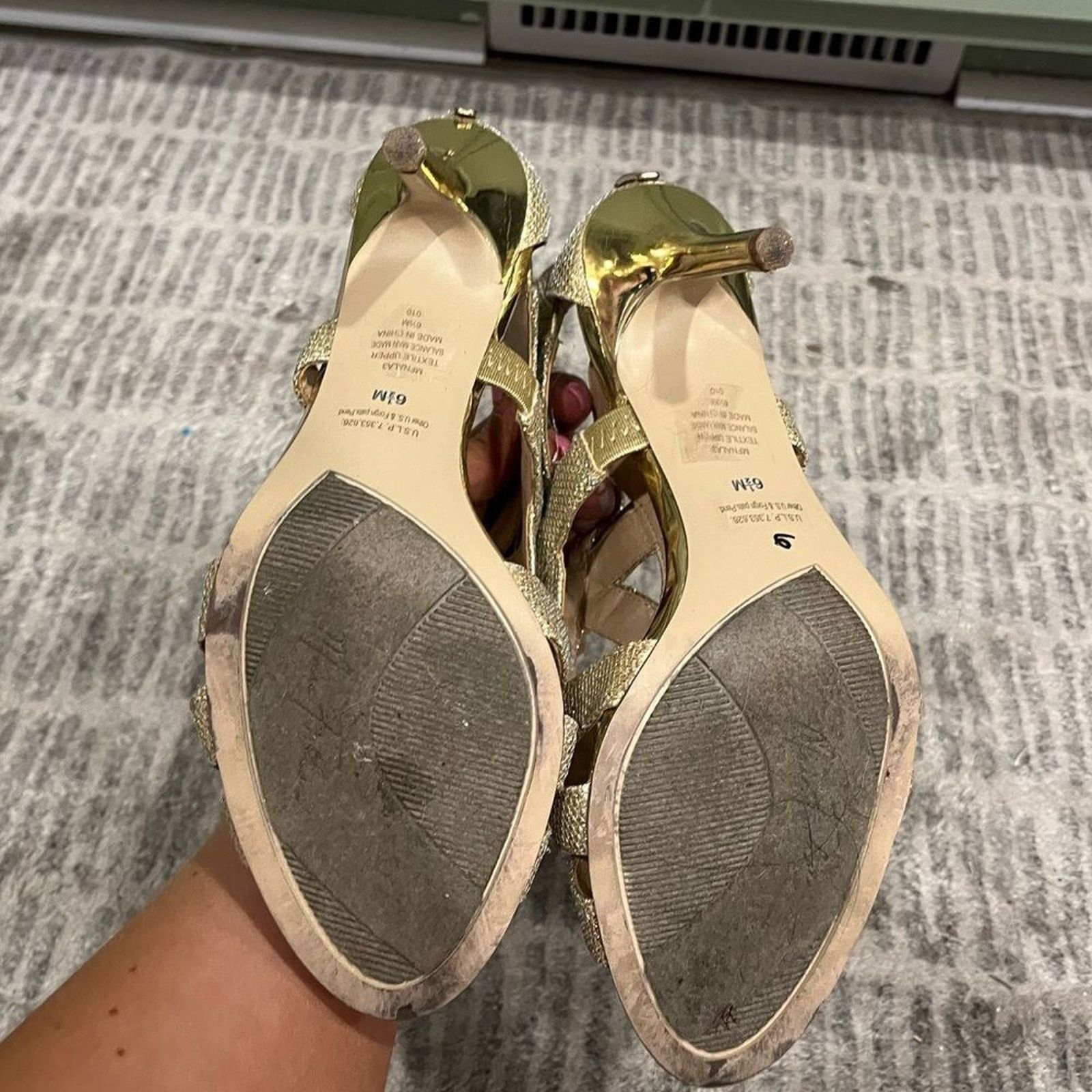 Marc Fisher Marc Fisher Nala Mid Heel Evening Sandals Criss Cross Size US 6.5 / IT 36.5 - 5 Thumbnail