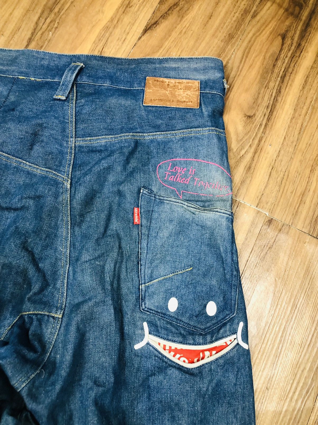 Other Up smile Denim Jeans (33) Size US 32 / EU 48 - 20 Thumbnail