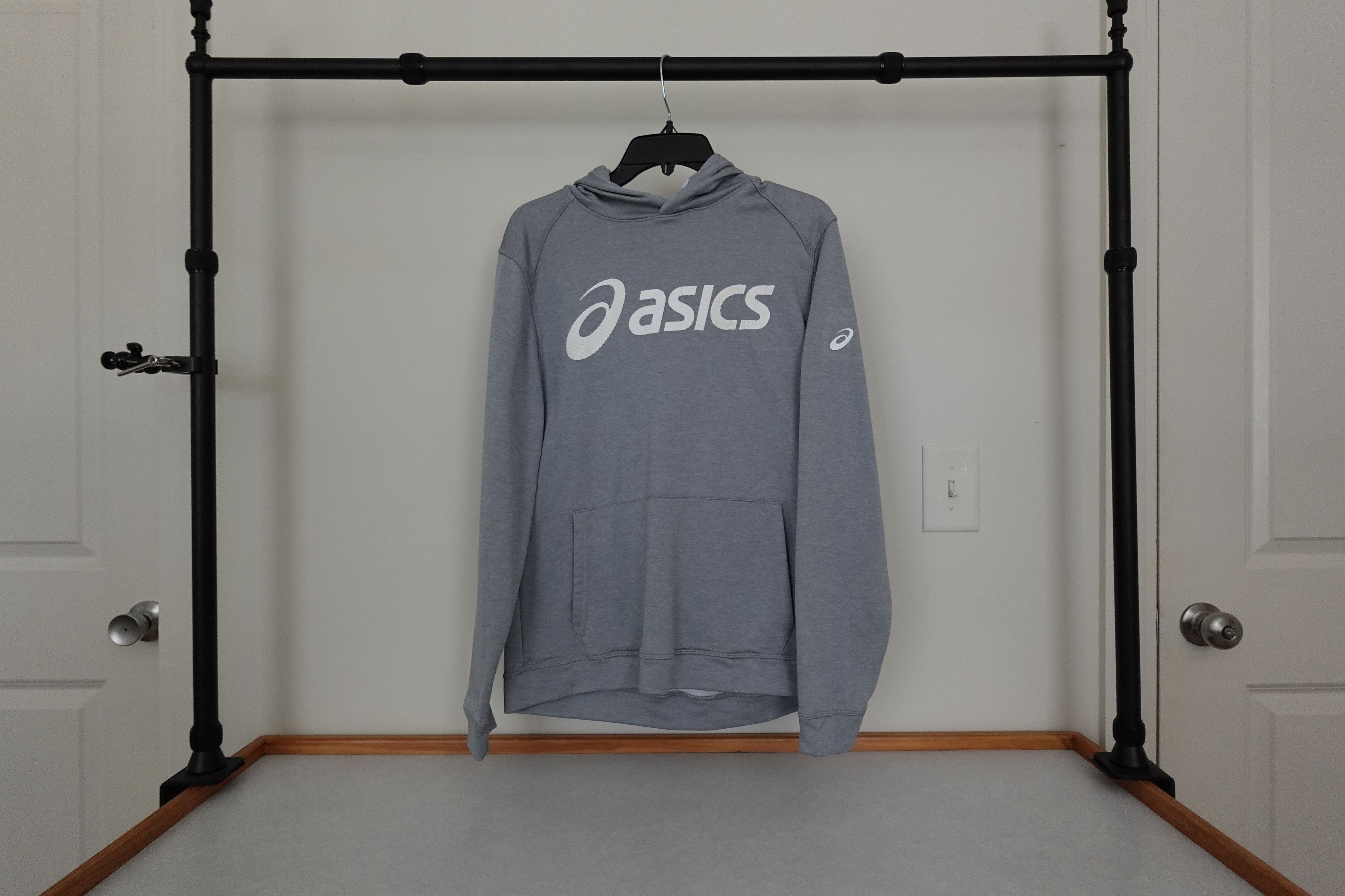 Asics Medium - Asics Running Hooded Sweatshirt Heather Grey Size US M / EU 48-50 / 2 - 6 Thumbnail