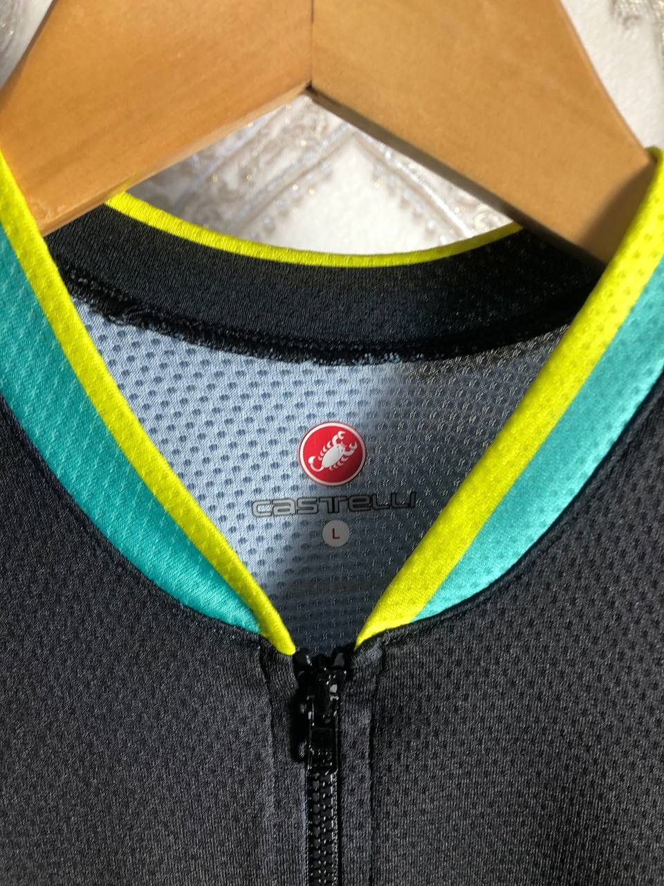Vintage VERY RARE CASTELLI FULL ZIP BIKE JERSEY ITALY Y2K 90s HYP Size US L / EU 52-54 / 3 - 3 Thumbnail