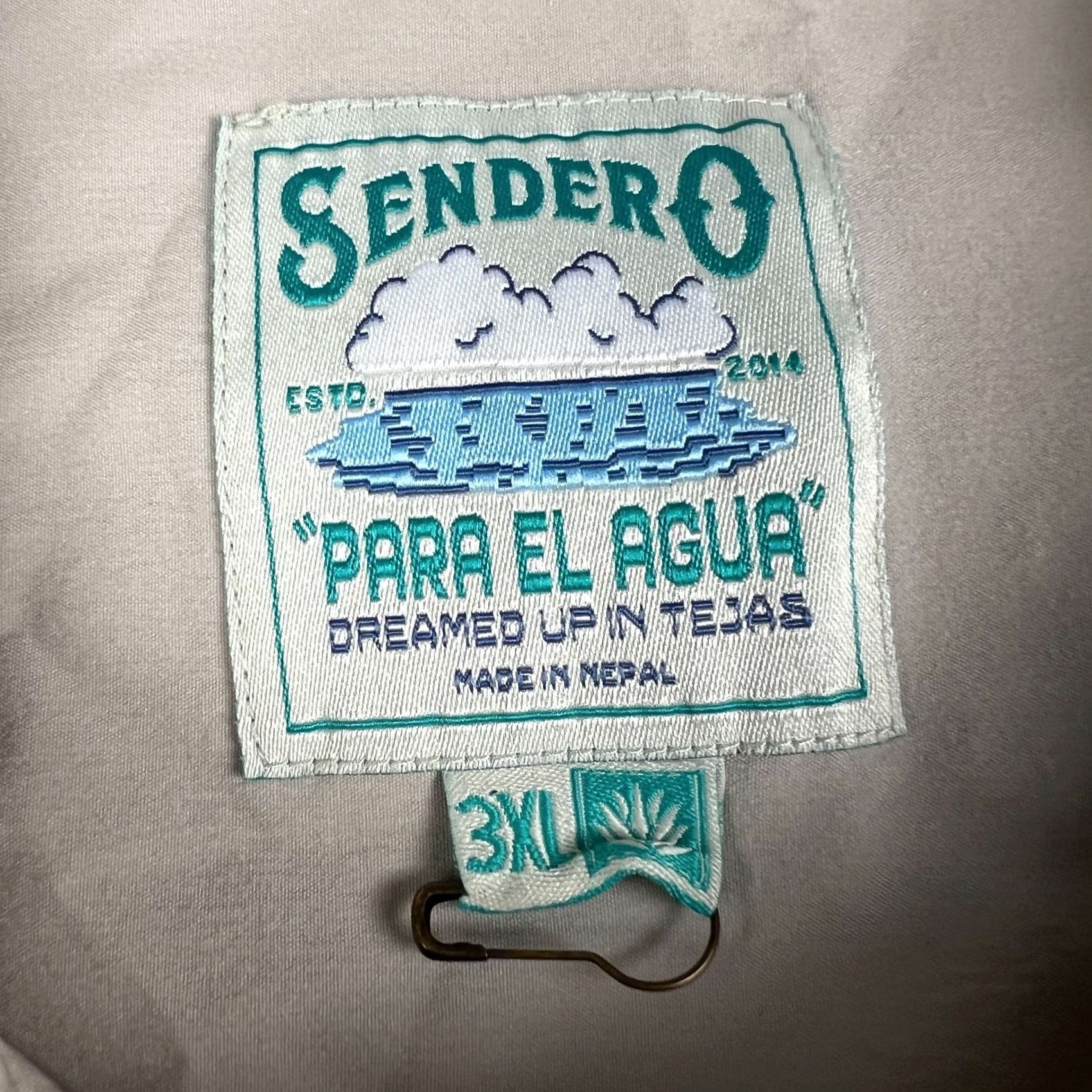 Vintage Sendero Confluence Tech Shirt Men 3XL Beige Western Long Sleeve Pearl Snap Nylon Size US XXL / EU 58 / 5 - 3 Thumbnail