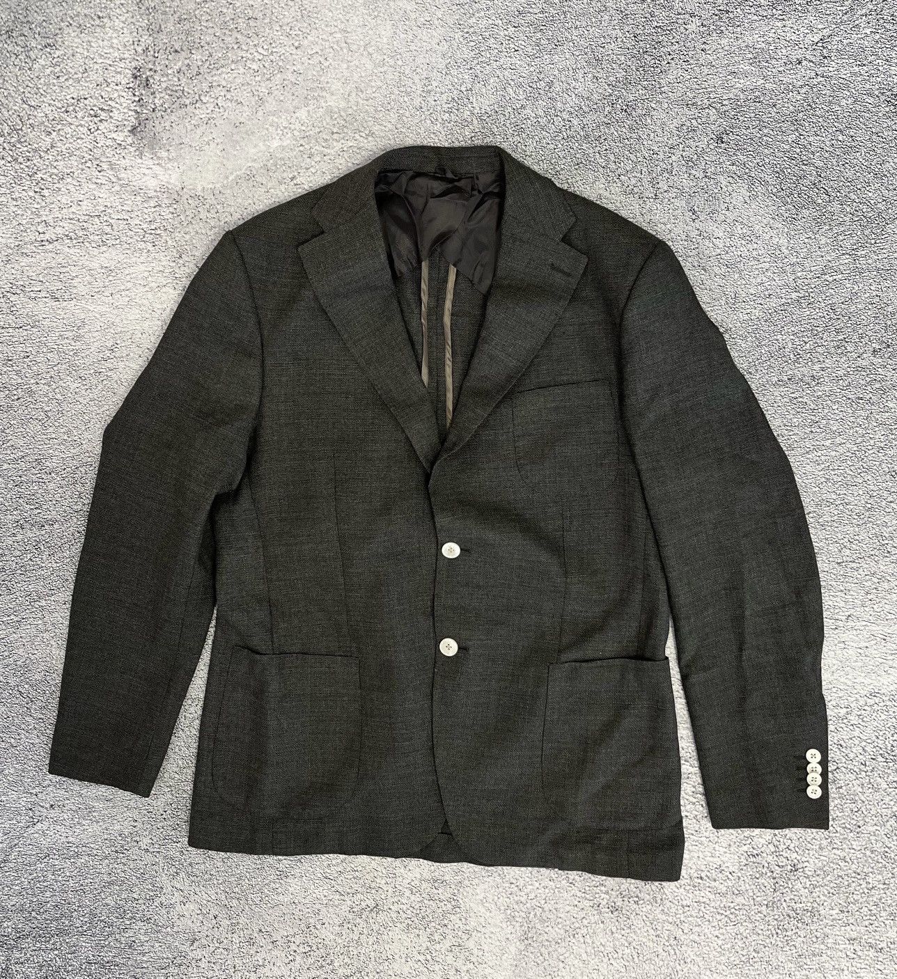 Boggi Boggi Milano Blazer VITALE BARBERIS CANONICO Wool Jacket Size 42R - 1 Thumbnail