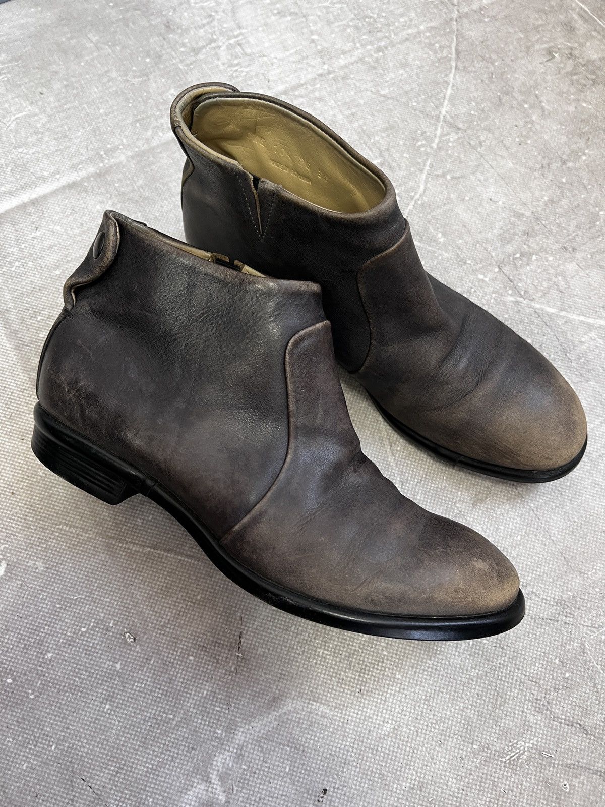 Dirk Bikkembergs Dirk Bikkembergs leather brown boots y2k biker hype style Size US 8.5 / IT 38.5 - 13 Thumbnail