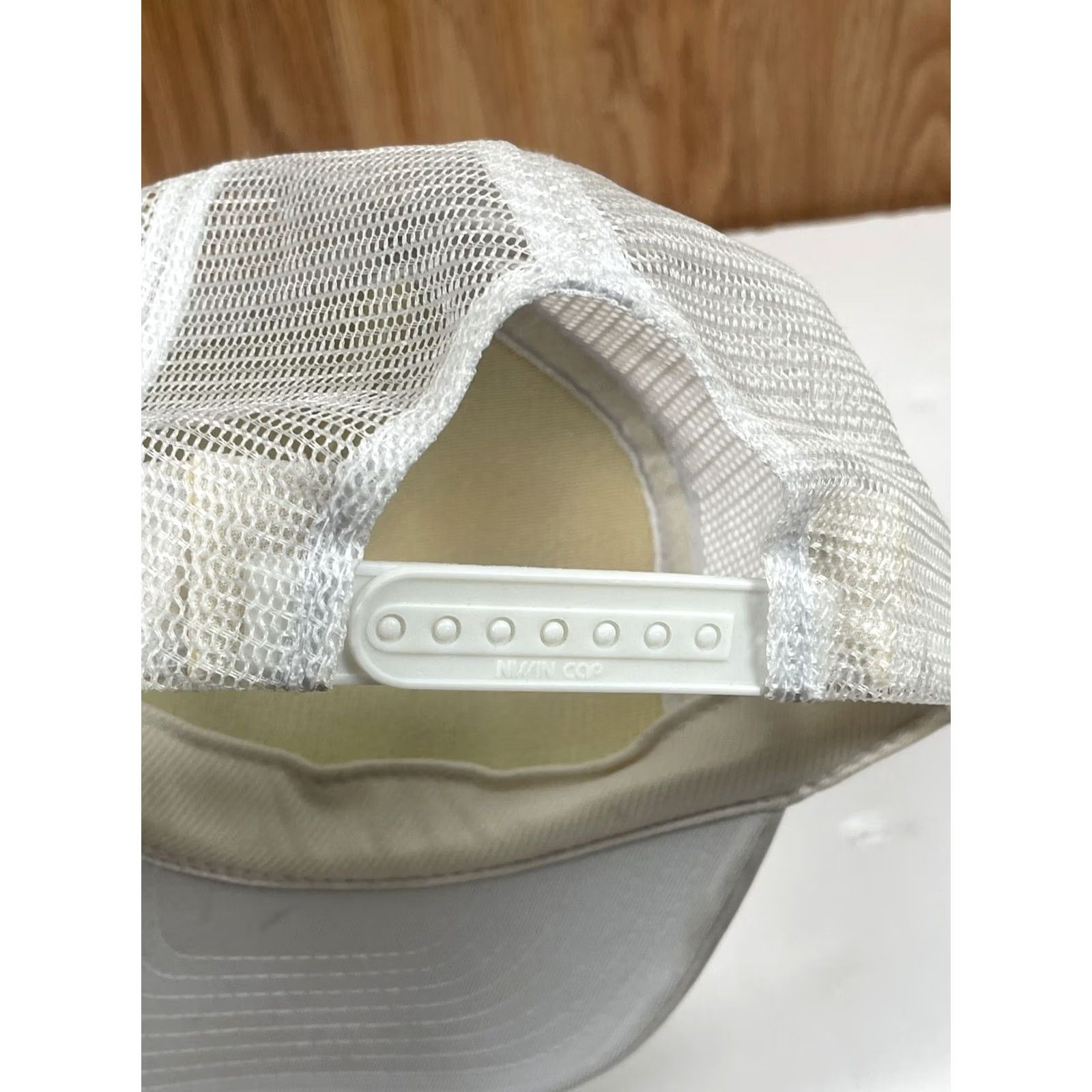 Vintage Nissin Cap Renee White Trucker's Hat Baseball Cap Adjustable Snapbacks Size ONE SIZE - 5 Thumbnail