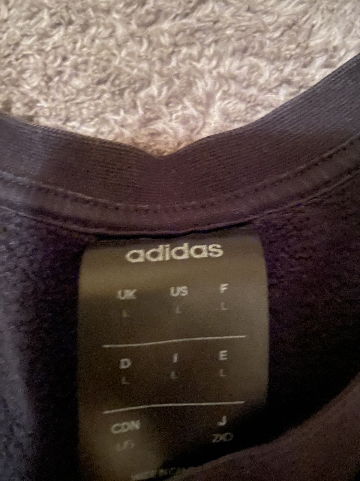 Adidas Black Adidas sweatshirt Size US L / EU 52-54 / 3 - 3 Thumbnail