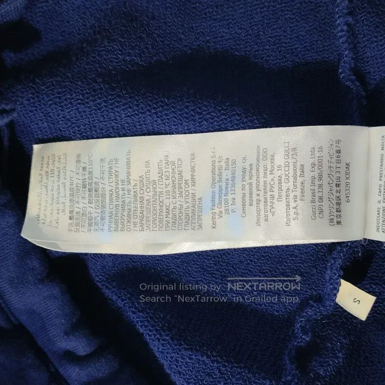 Gucci Gucci Blue Sweatshirt Size S / US 4 / IT 40 - 8 Thumbnail