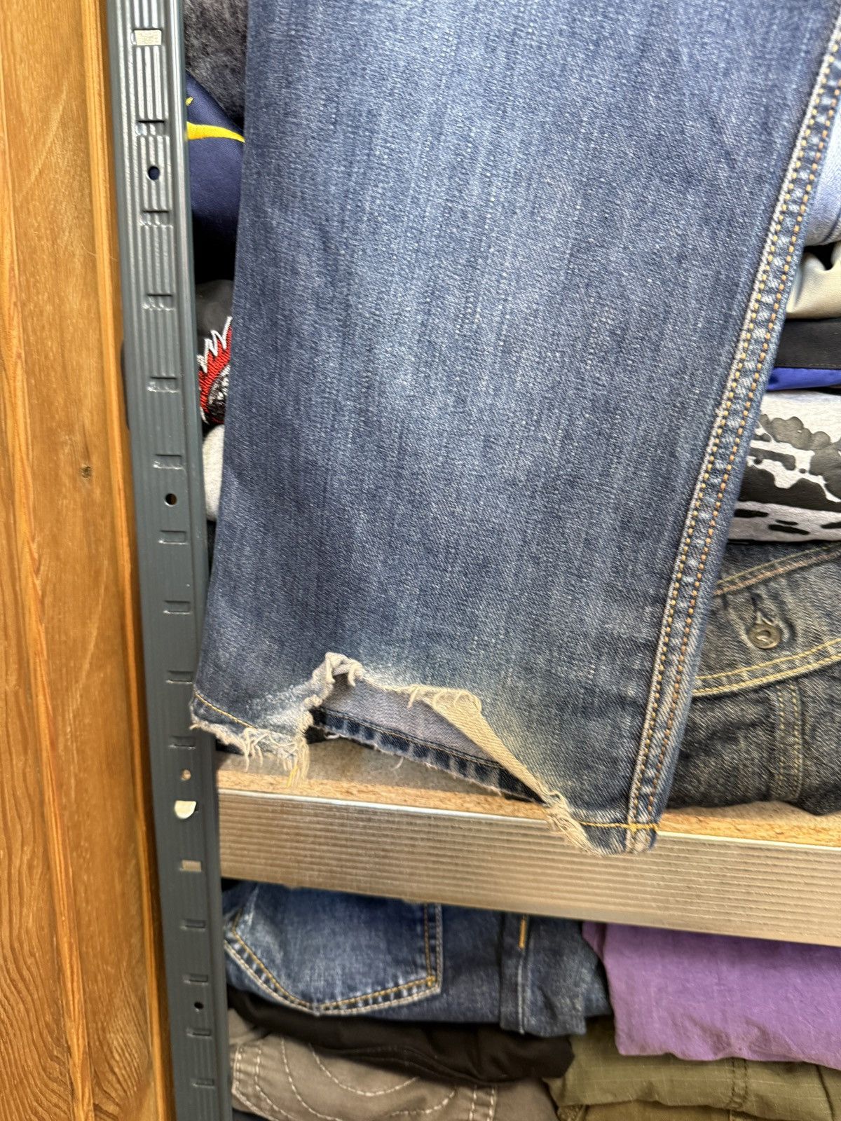Diesel Vintage Diesel Custom Jeans Baggy Distressed Wide Japanese Size US 36 / EU 52 - 13 Thumbnail
