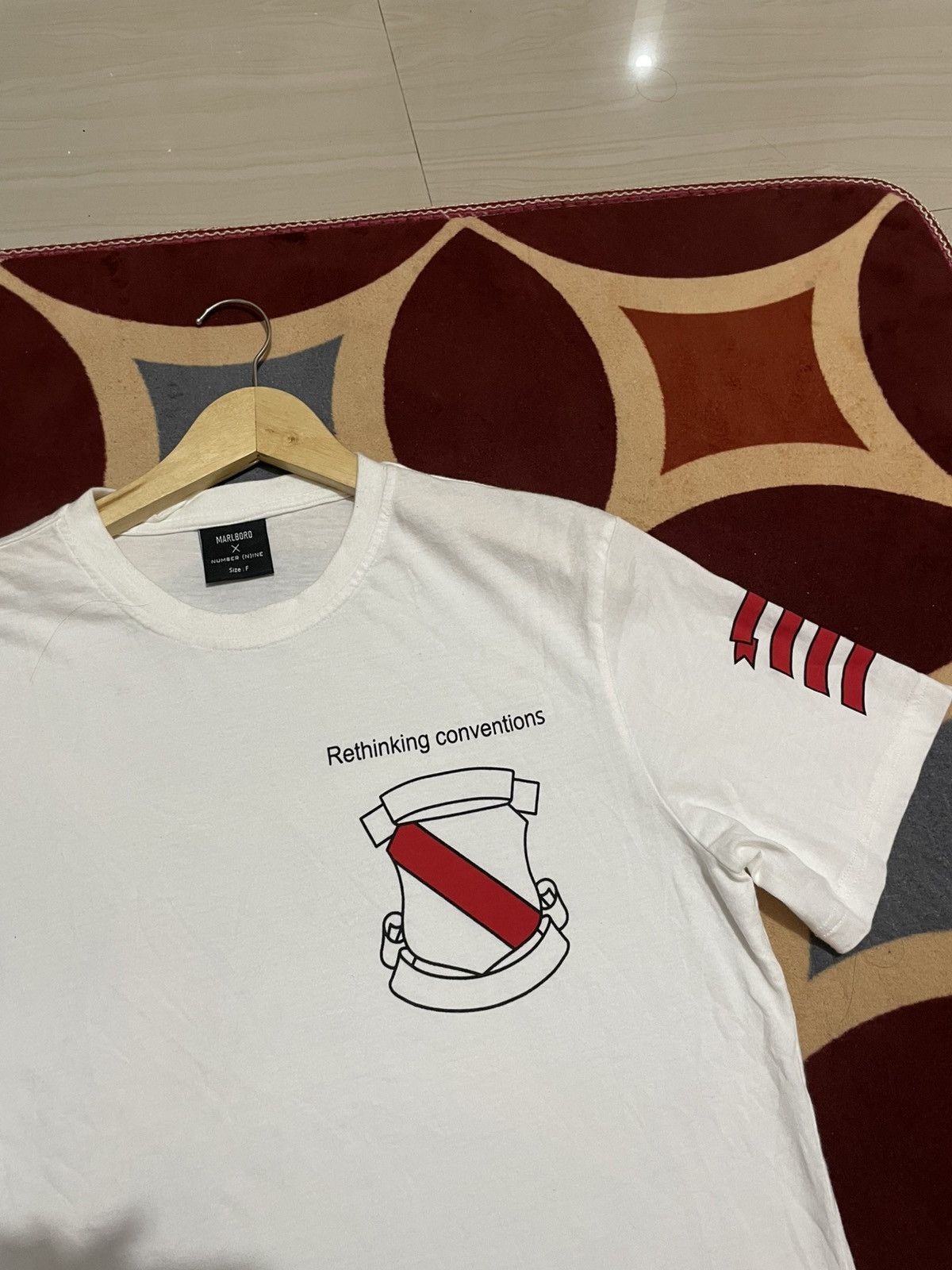 Number (N)ine Number nine x Marlboro rethinking conventions tshirt Size US L / EU 52-54 / 3 - 4 Thumbnail
