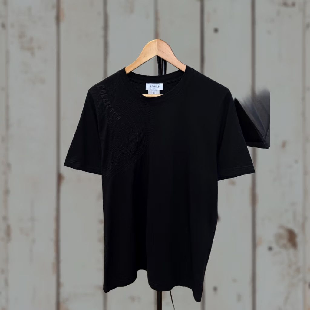 Versace VINTAGE Versace T-Shirt 90s Collection XL Black Mens Short Sleeve Y2K Rare Size XL Size US XL / EU 56 / 4 - 1 Thumbnail