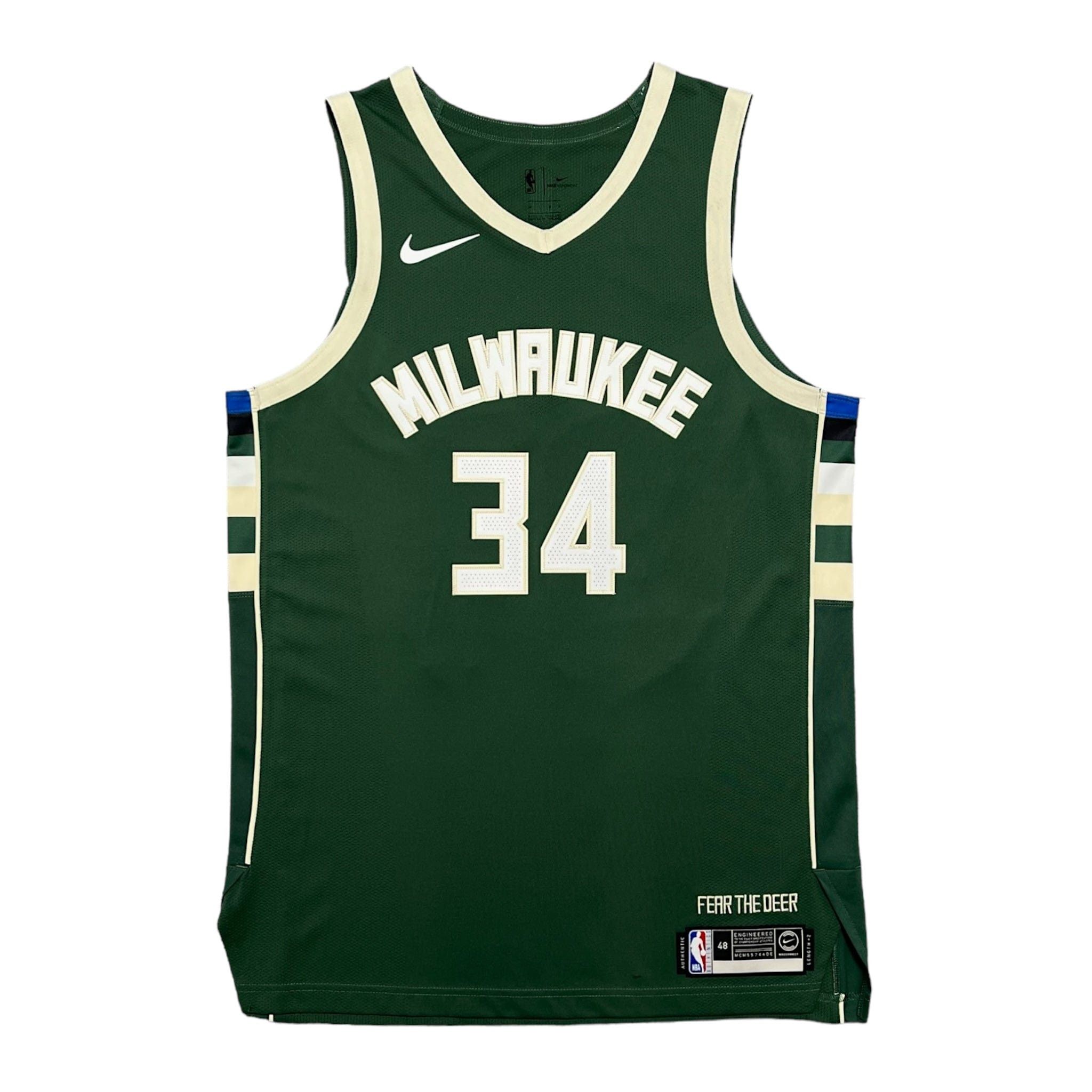 Nike Giannis Antetokounmpo Milwaukee Bucks Swingman Jersey Hunte Size US L / EU 52-54 / 3 - 1 Thumbnail