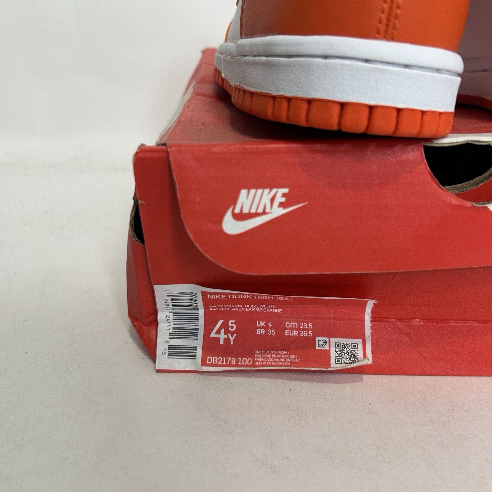 Nike Nike Dunk High SP Retro GS “Syracuse” 2021 DB2179-100 Size US 6 / IT 36 - 5 Thumbnail