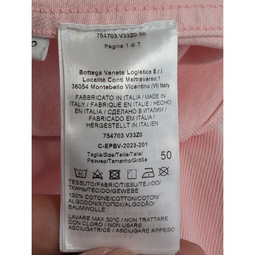 Bottega Veneta o1rshd1 Washed Colorured Denim Shirt in Camelia Size US M / EU 48-50 / 2 - 14 Thumbnail