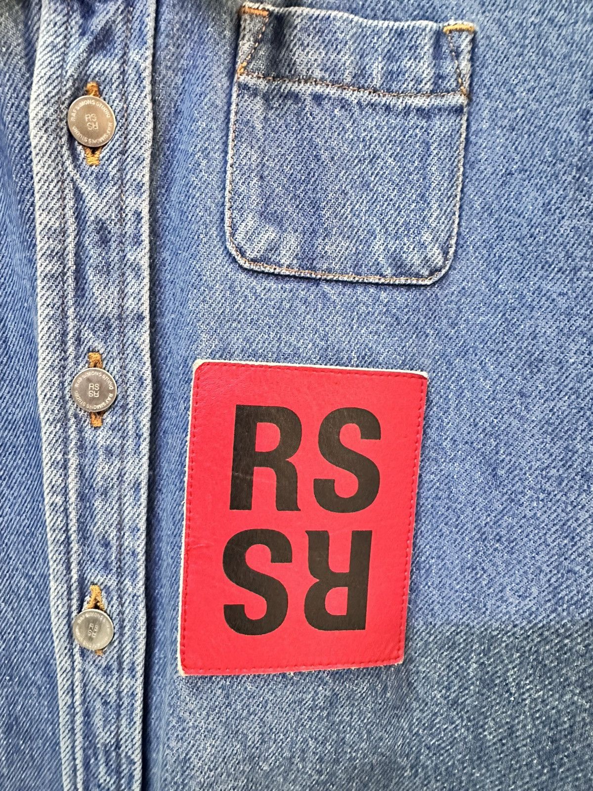 Raf Simons Raf simons patch denim shirt Size US L / EU 52-54 / 3 - 10 Thumbnail