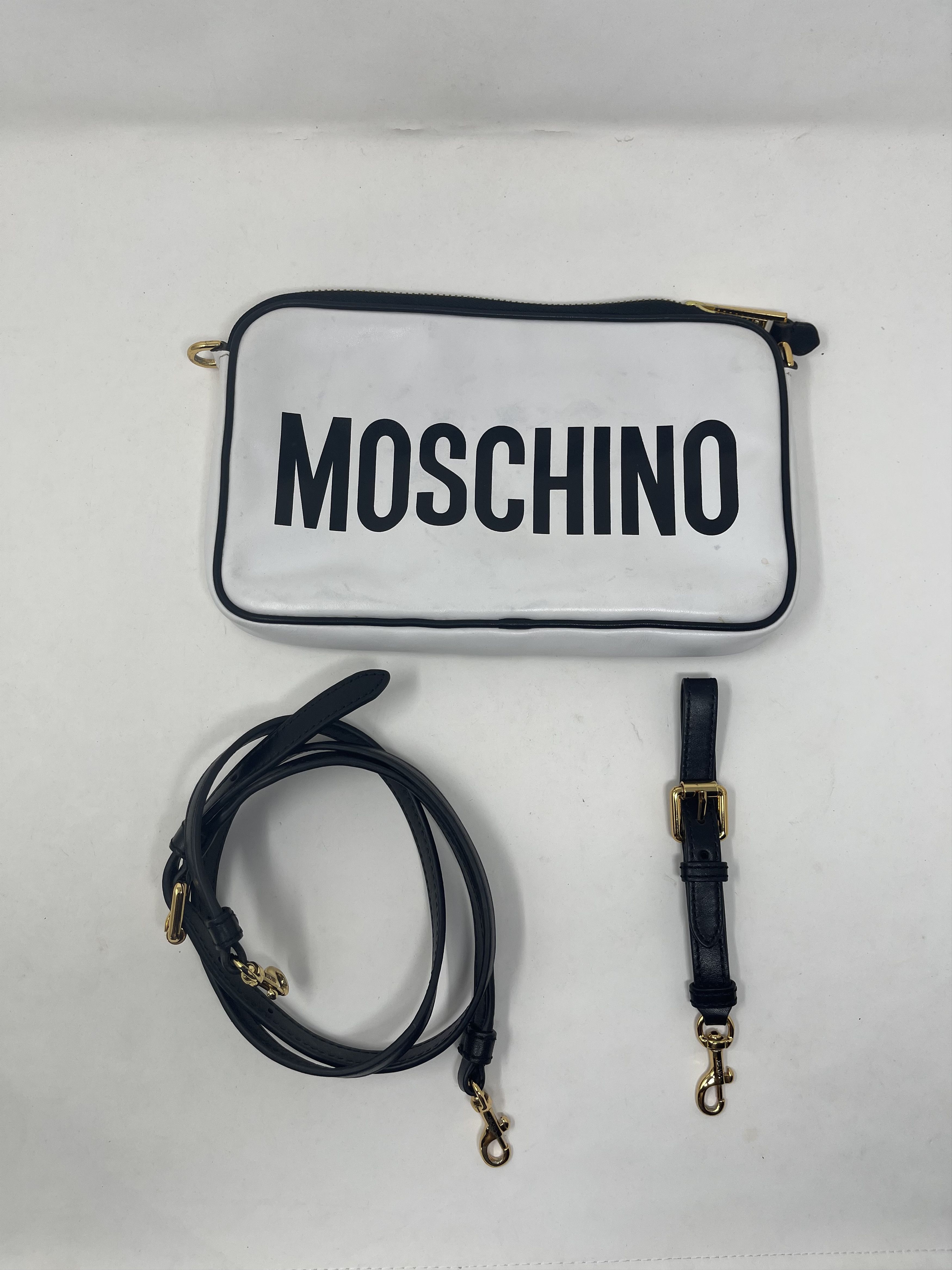 Moschino Moschino Logo Leather Sling Bag Size ONE SIZE - 1 Thumbnail