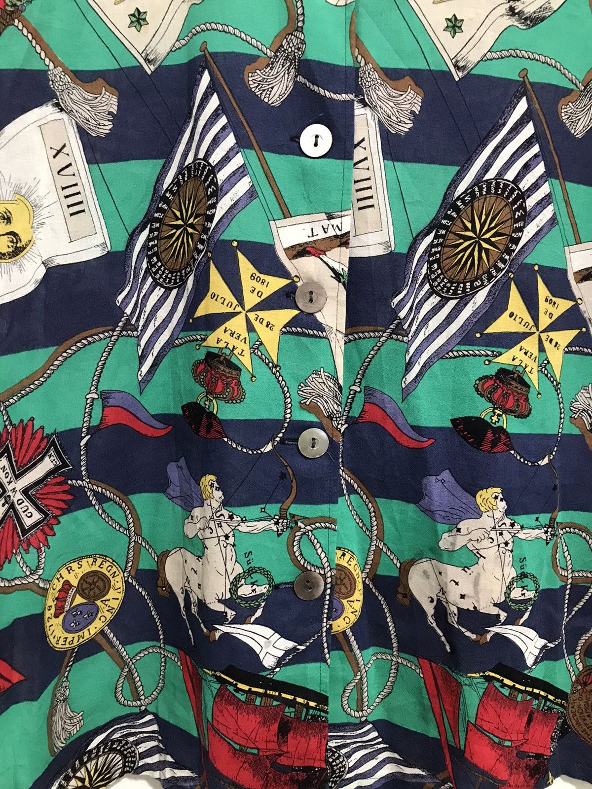 Yohji Yamamoto Undefined luxury Shirt Horoscop Print issey style Size US M / EU 48-50 / 2 - 3 Thumbnail