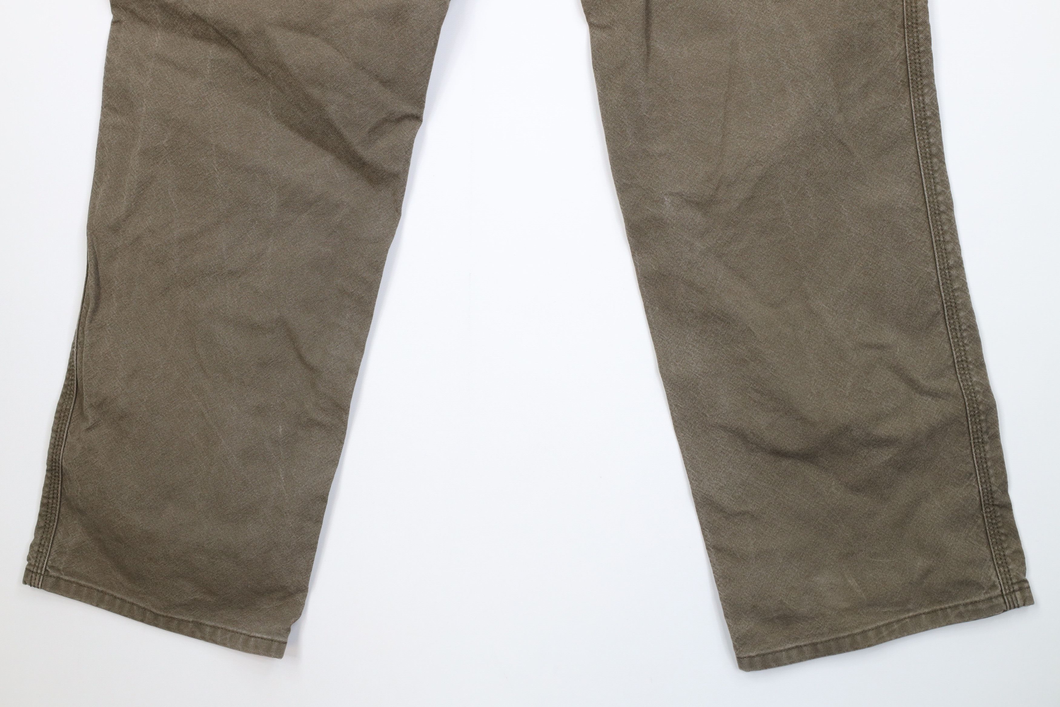 Carhartt Vintage Y2K Carhartt Canvas Relaxed Wide Leg Dungaree Pants Size US 36 / EU 52 - 12 Thumbnail
