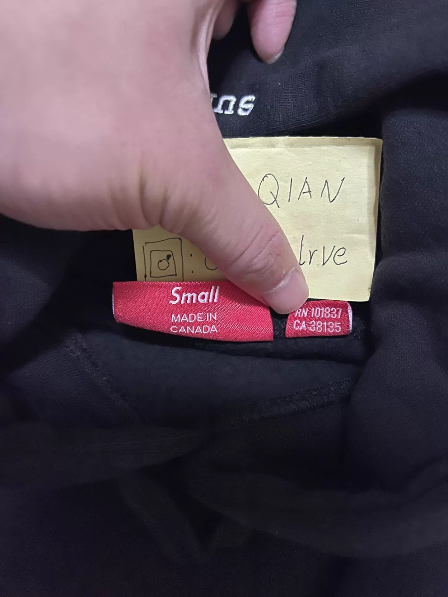 Supreme Supreme hoodie black S new with tags Size US S / EU 44-46 / 1 - 6 Thumbnail