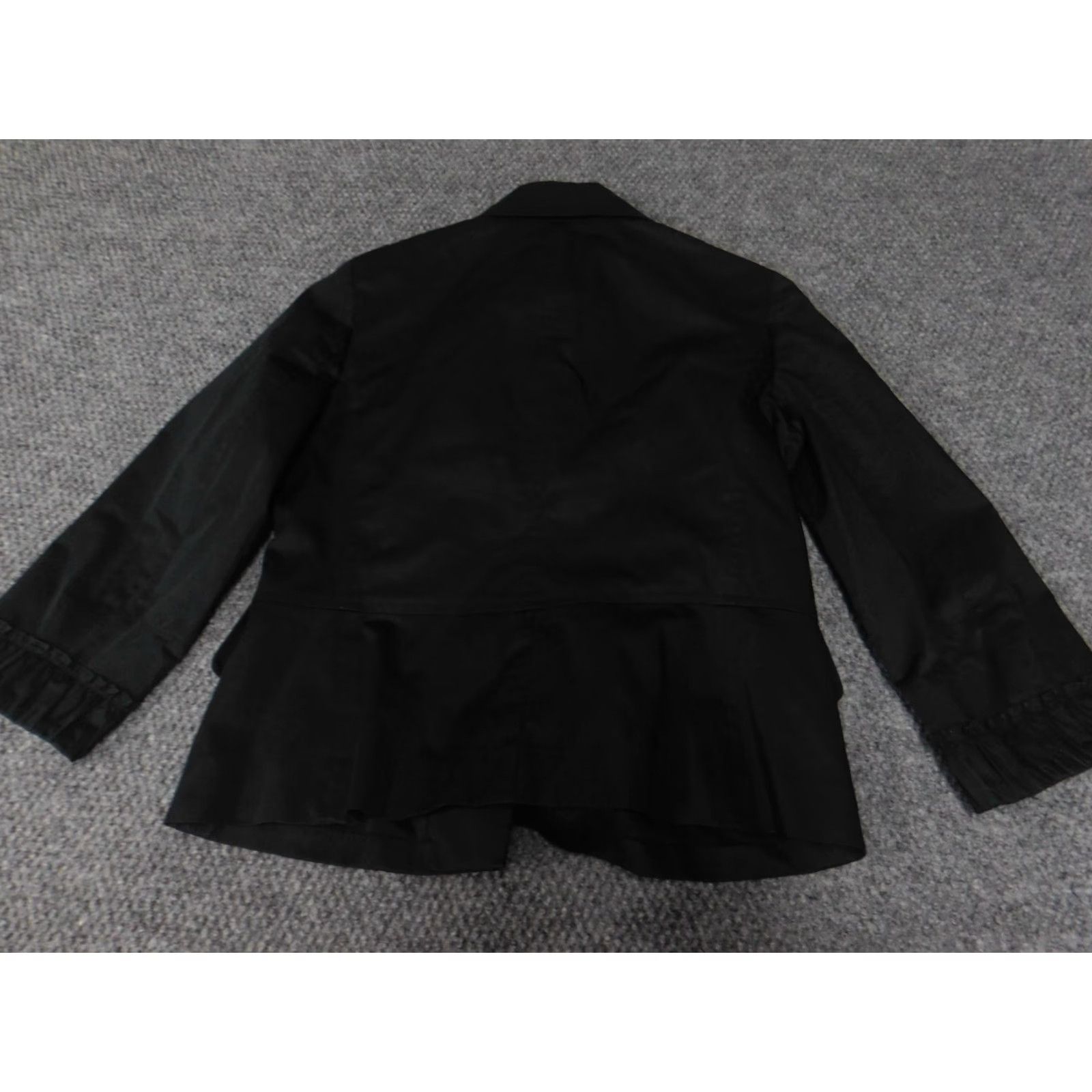 Talbots Talbots Blazer 6 Black Womens Snap Casual Stretch Size M / US 6-8 / IT 42-44 - 7 Thumbnail