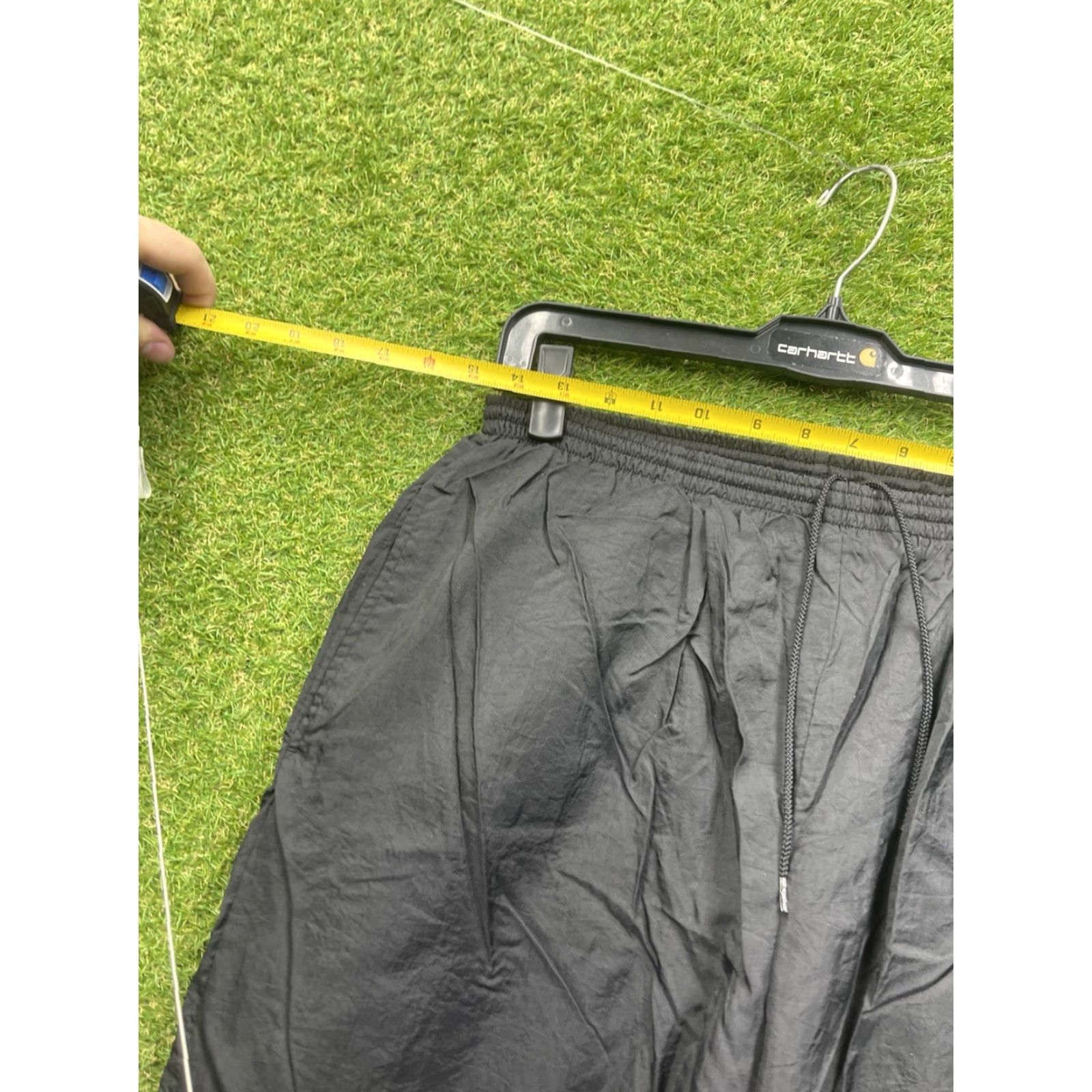 Nike Nike Trackpants Mens M Lightweight Sweatpants Y2K Ankle Zip Black 90s Nike Heritage Sweatpants Men Size 32" / US 10 / IT 46 - 3 Thumbnail