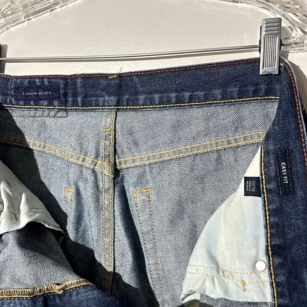 Tommy Hilfiger Tommy Hilfiger Jeans Mens 32x30 Blue Easy Fit Straight Leg Denim M39 Size US 32 / EU 48 - 3 Thumbnail