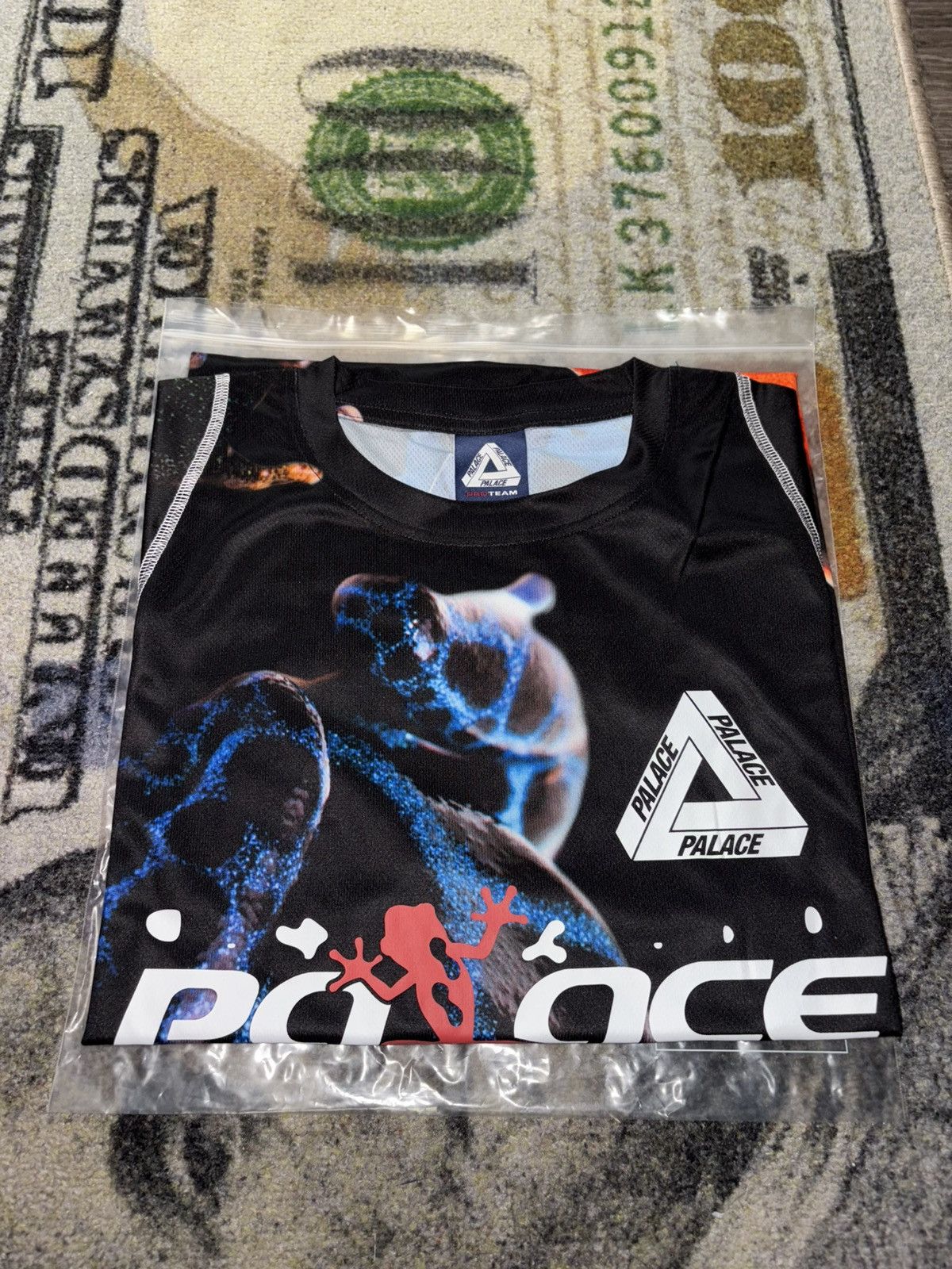 Oakley × Palace Palace x Oakley Tech Jersey Black | Grailed