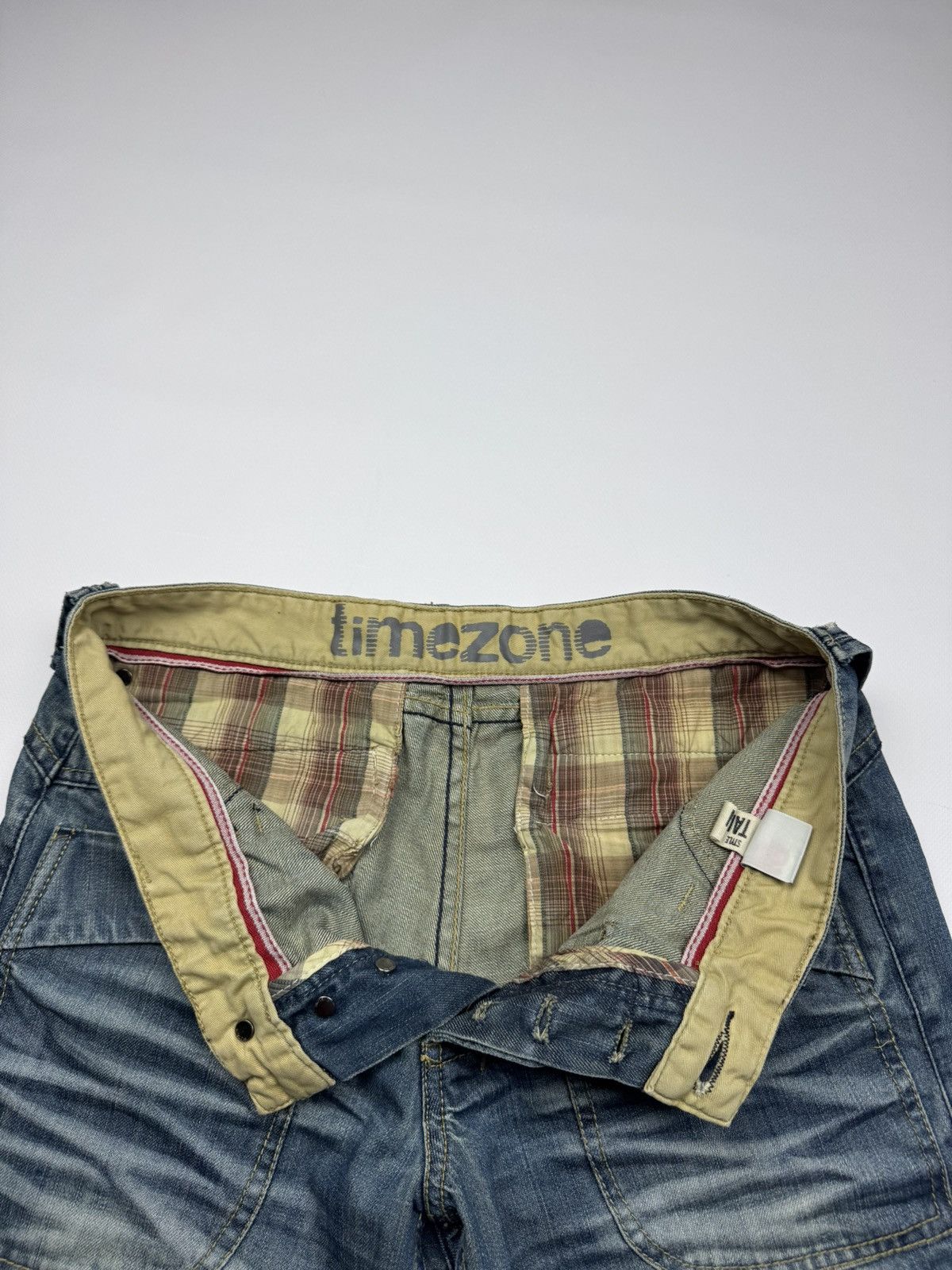 If Six Was Nine Vintage Junya Watanabe Style Distressed Jeans Size US 33 - 15 Thumbnail