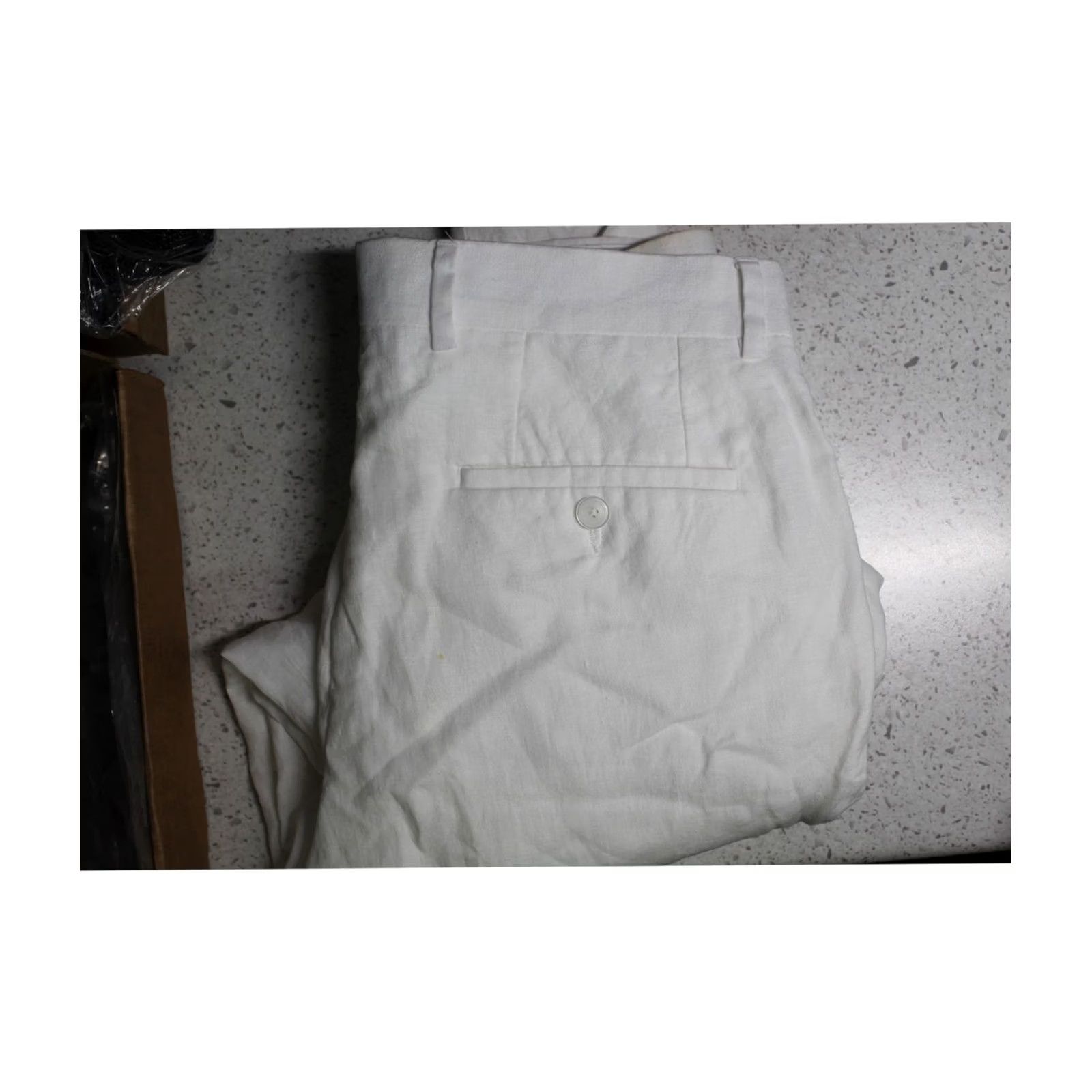 Bar III bar III Mens Slim Fit Tapered Dress Pants white 30W x 30L Size US 30 / EU 46 - 5 Thumbnail