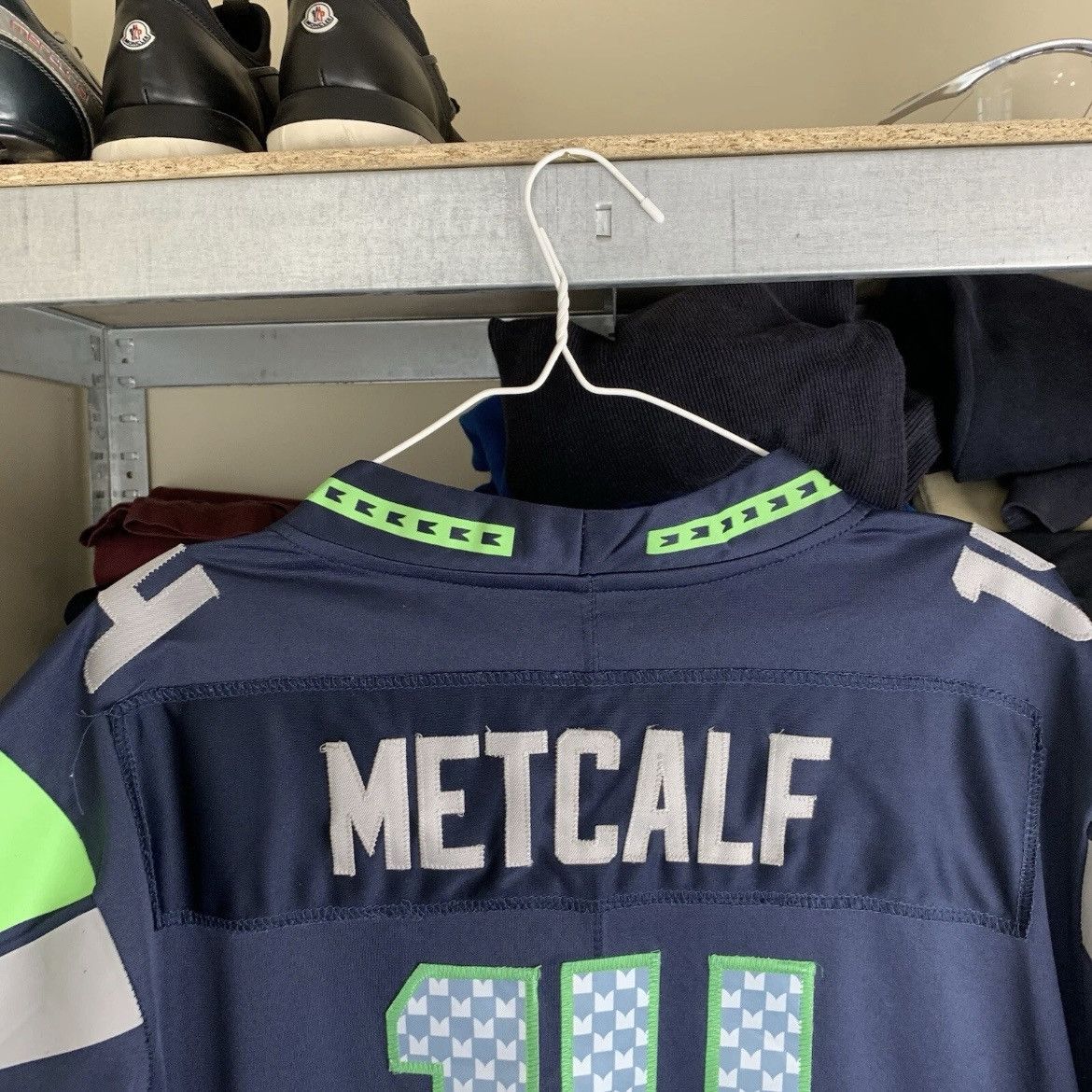 NFL Rare! Metcalf 14 Nike Seattle Seahawks DK NFL Jersey 90s Size US L / EU 52-54 / 3 - 12 Thumbnail