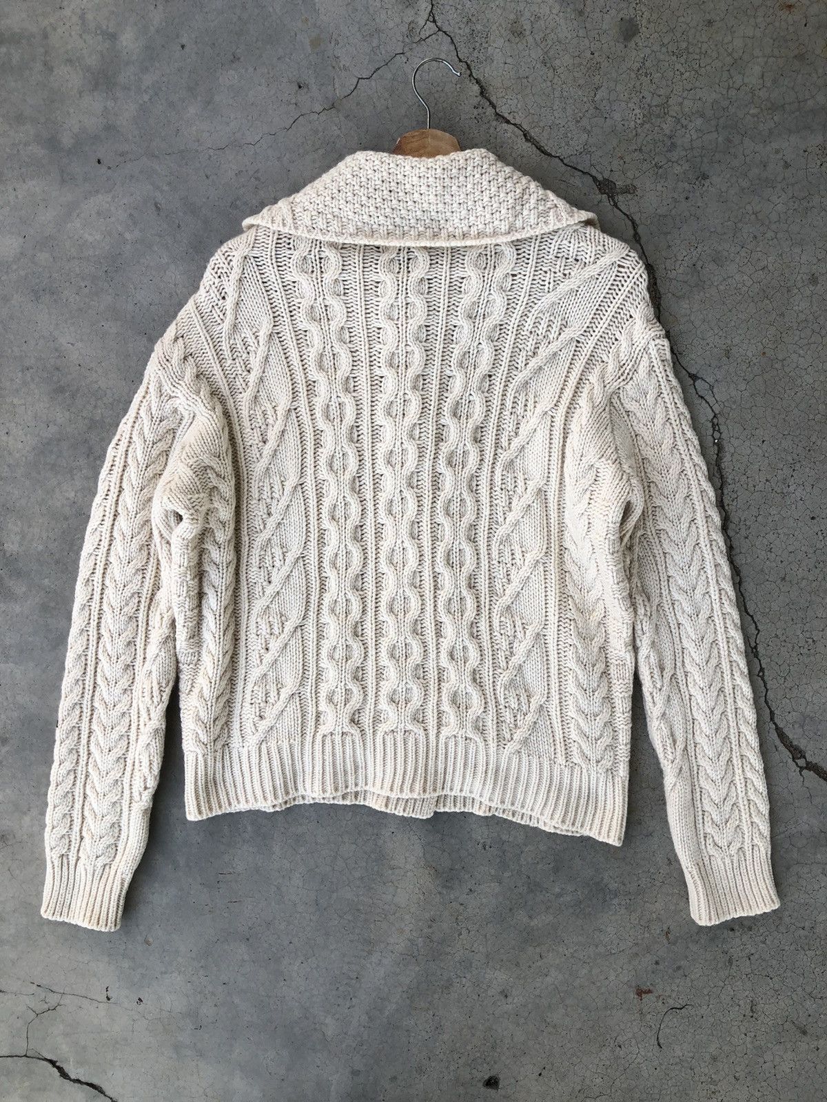 Designer × Japanese Brand LIBRE Cardigan CableKnit Sweater Pure Pullover Size US L / EU 52-54 / 3 - 8 Thumbnail