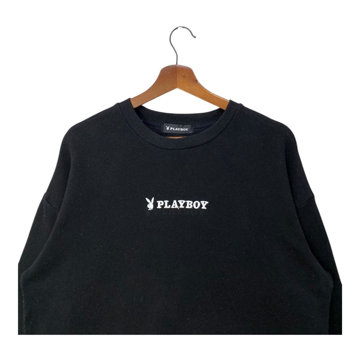 Playboy Playboy Sweatshirt Spellout Light Cotton Crewneck Size L Size US L / EU 52-54 / 3 - 2 Thumbnail