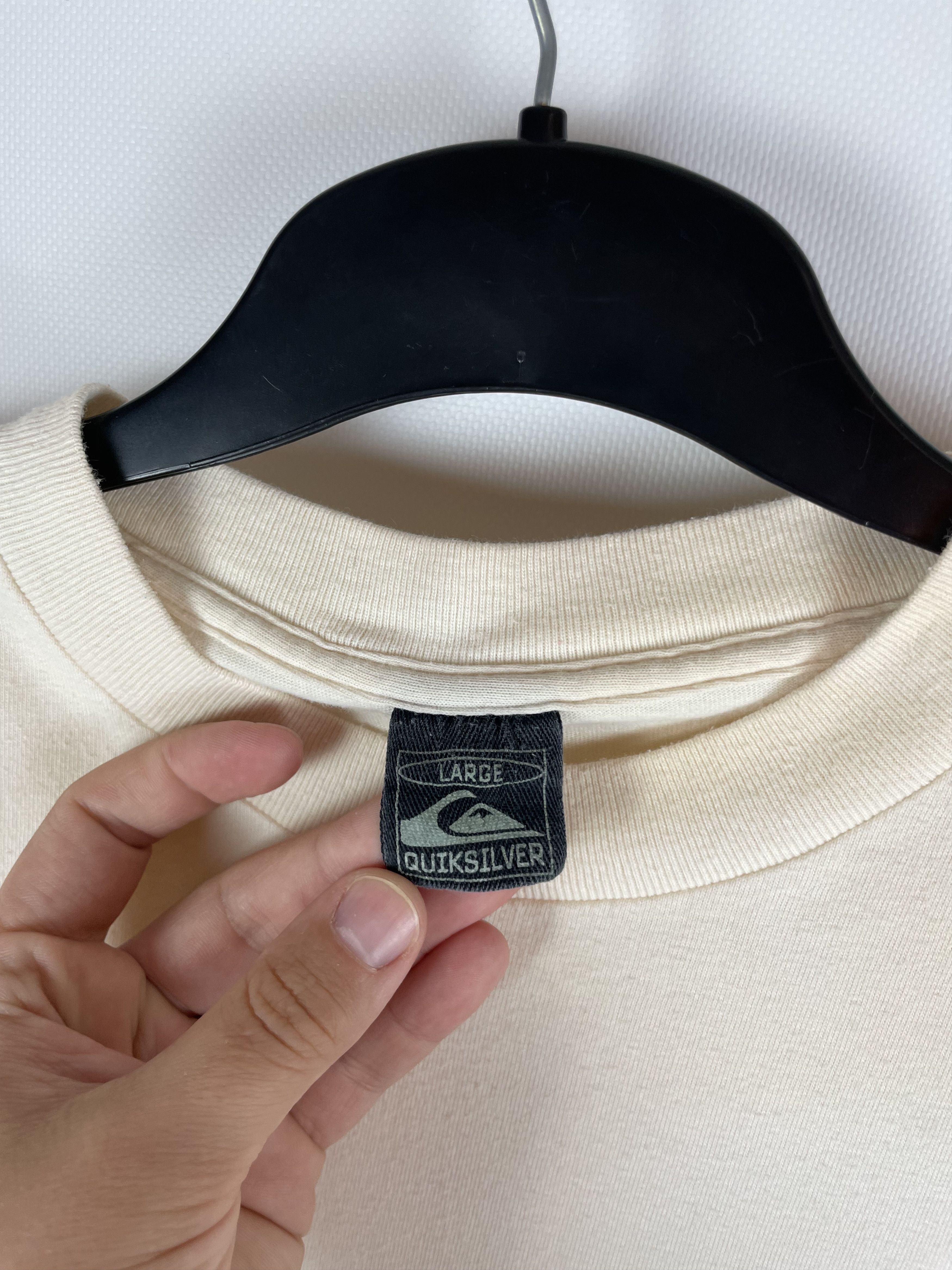 Quiksilver Vintage 90s Surf Quicksilver Big Logo Tee Size US L / EU 52-54 / 3 - 5 Thumbnail