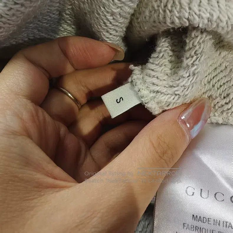 Gucci Gucci Grey sweatshirt Size US S / EU 44-46 / 1 - 4 Thumbnail
