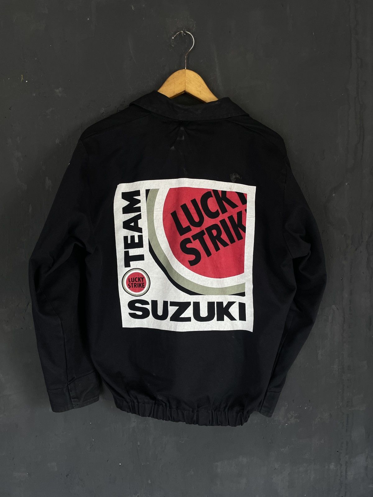 Other 1980's Suzuki Drill Top Kevin Scwhantz Lucky Strike Team Size US M / EU 48-50 / 2 - 6 Thumbnail
