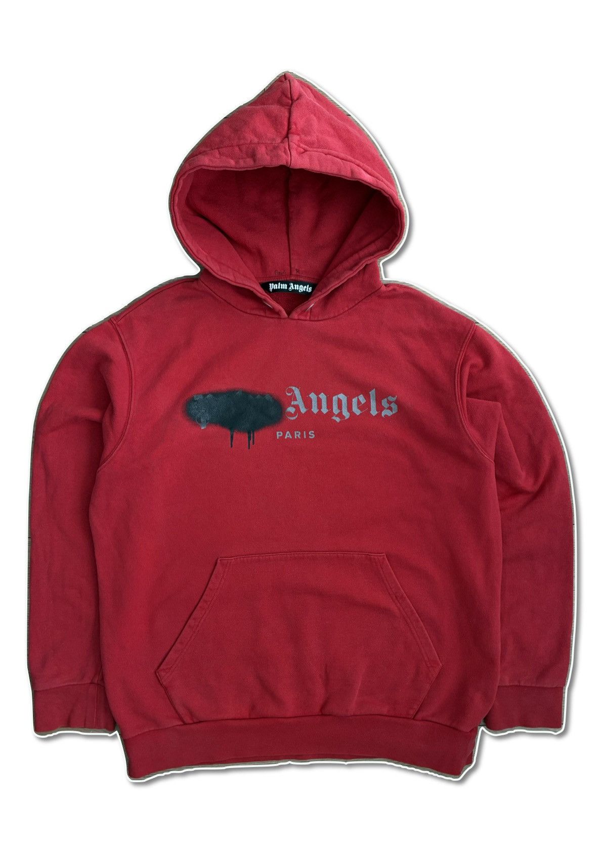 Palm Angels Palm Angels hoodie sprayed Logo Paris streetwear luxury boxy Size US M / EU 48-50 / 2 - 1 Thumbnail