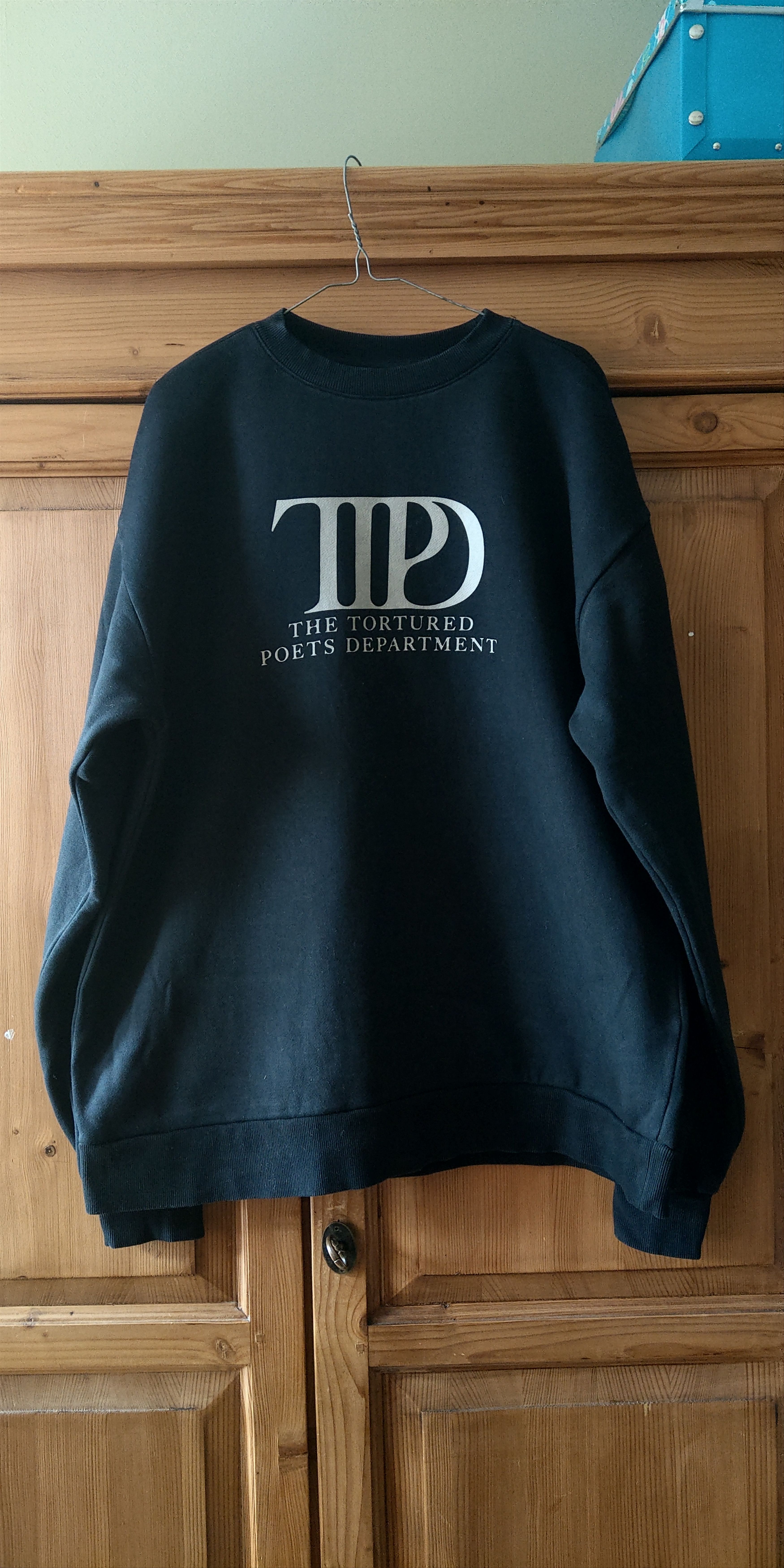 Band Tees Taylor Swift 2024 Sweatshirt Tortured Poets Department merch Size US L / EU 52-54 / 3 - 3 Thumbnail